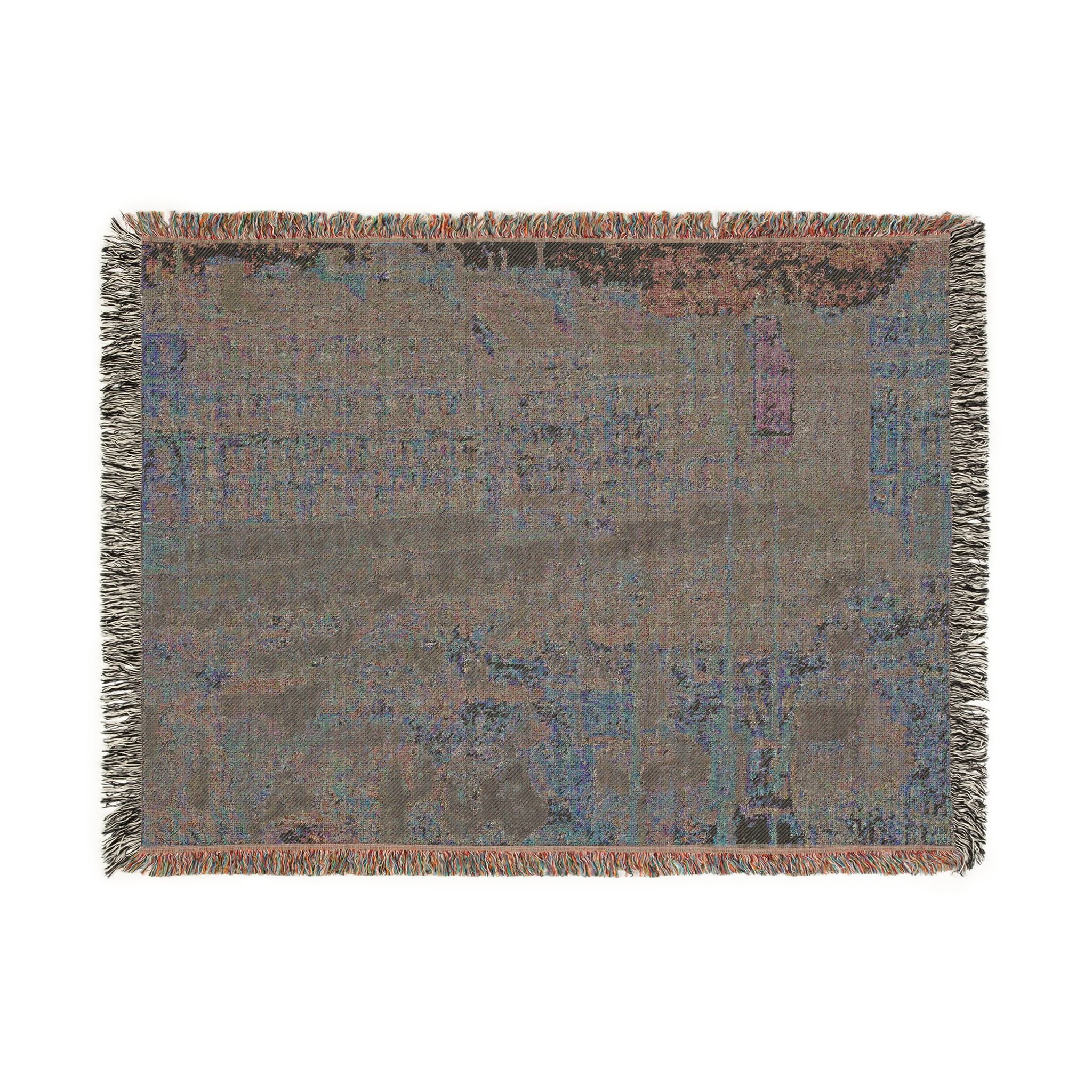 Camille Pissarro - The Place du Havre, Paris | Woven Tapestry Blanket