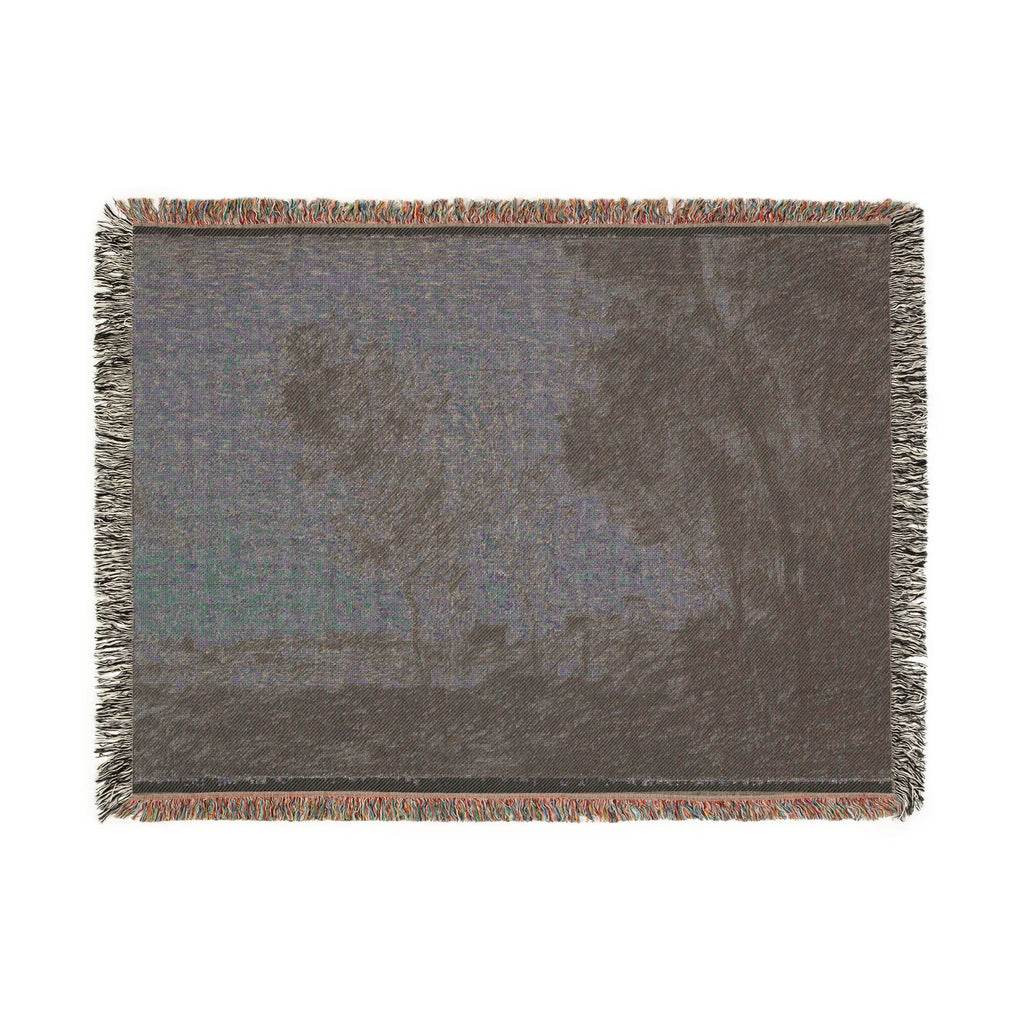 Jean Baptiste Camille Corot - In the Dunes Souvenir of the Woods of the Hague | Woven Tapestry Blanket