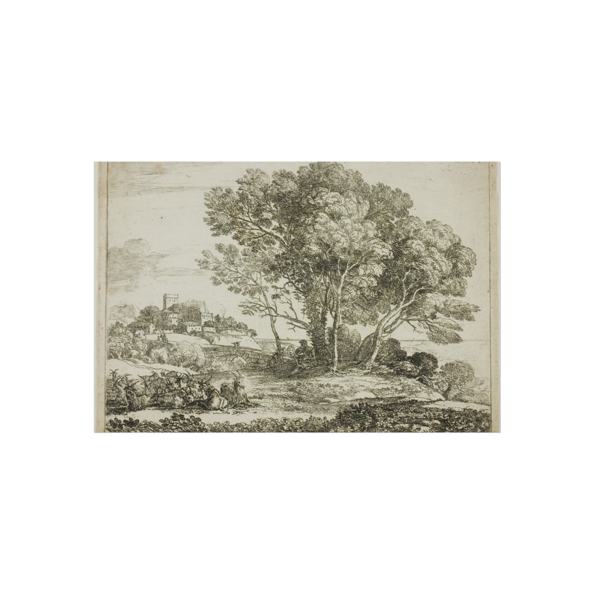 Claude Lorrain - The Goatherd | Fine Art Poster