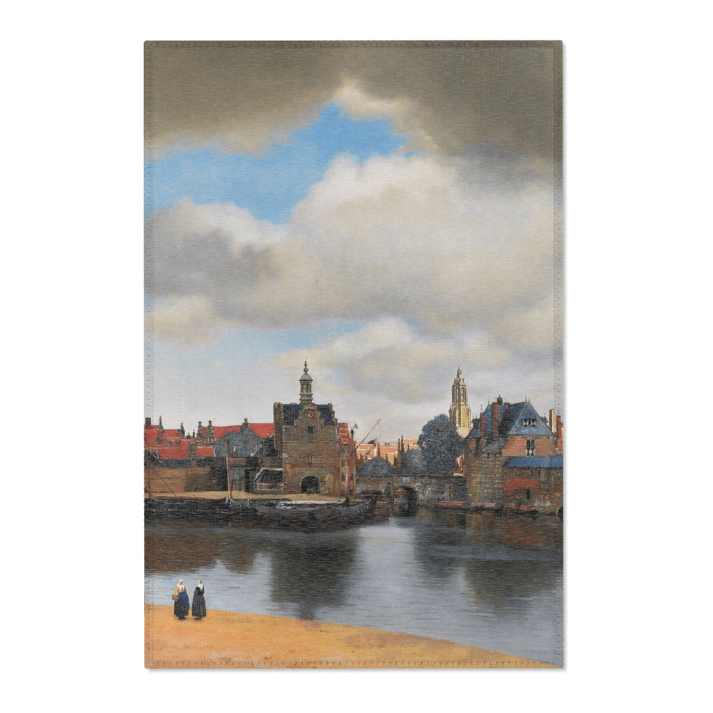 View of Delft, by Johannes Vermeer | Area Rug