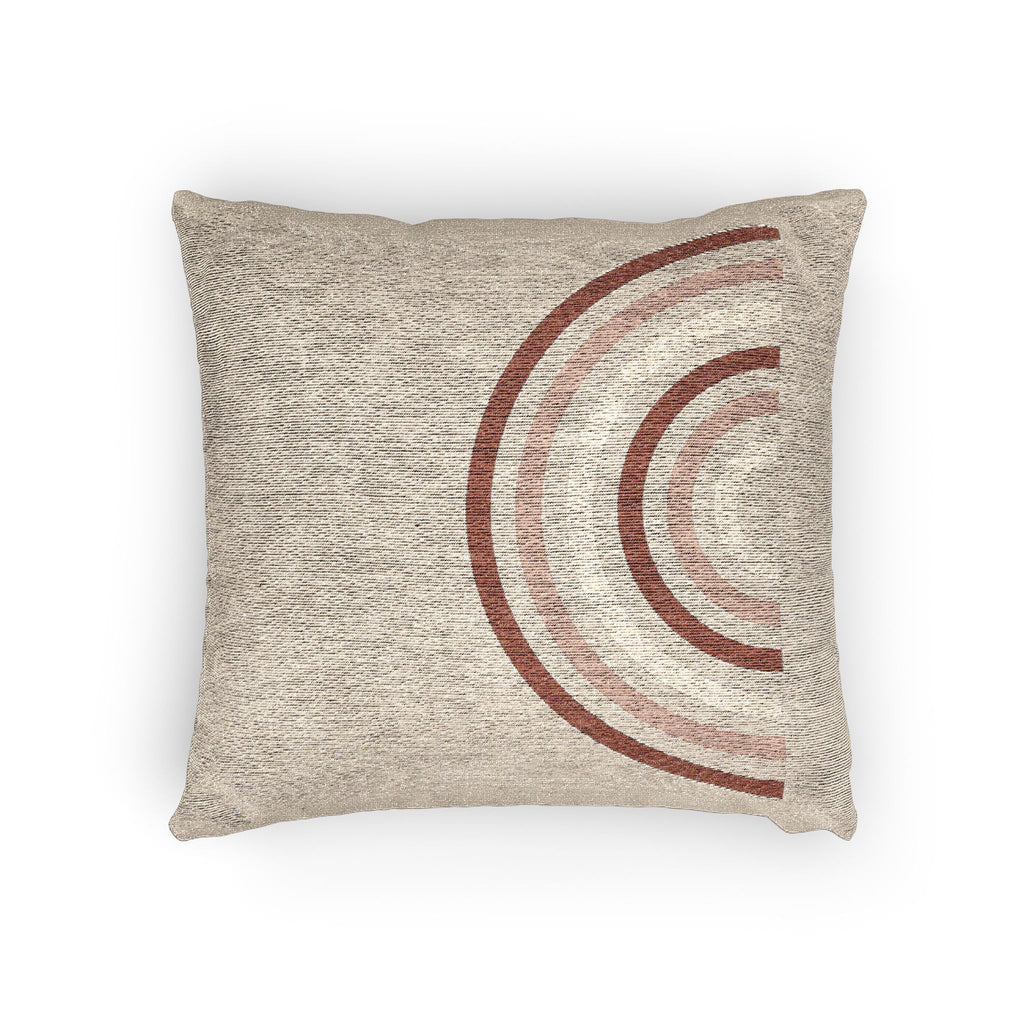Dune Arch Rainbow Woven Pillow