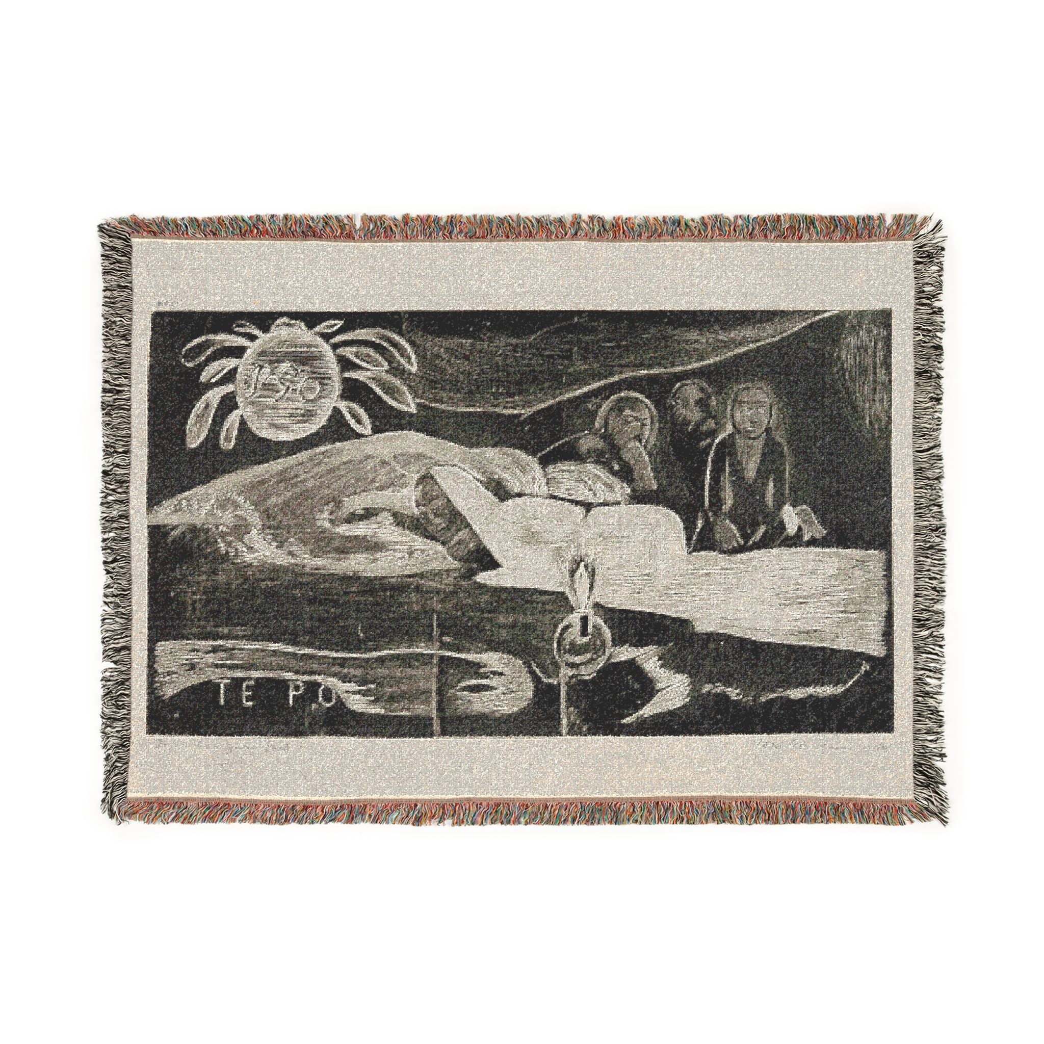 Paul Gauguin - Te po (The Night), from the Noa Noa Suite | Woven Tapestry Blanket