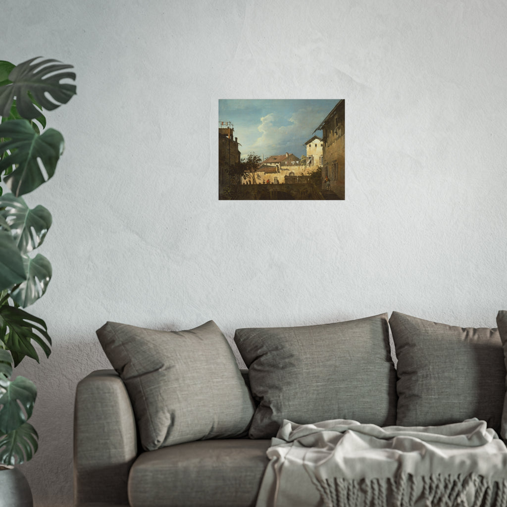 Follower of Canaletto - The Terrace | Fine Art Poster