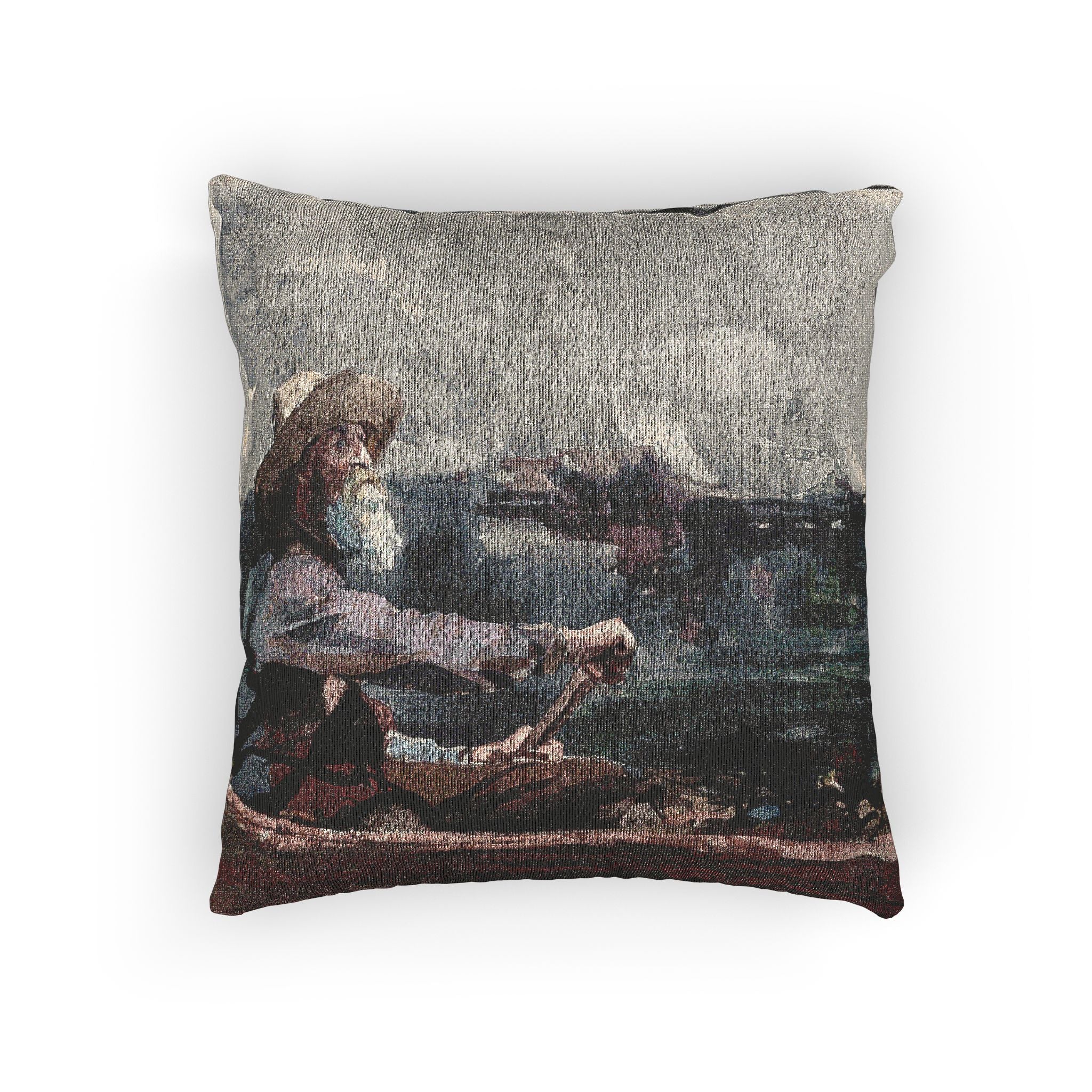 Winslow Homer - Adirondacks Guide | Woven Pillow
