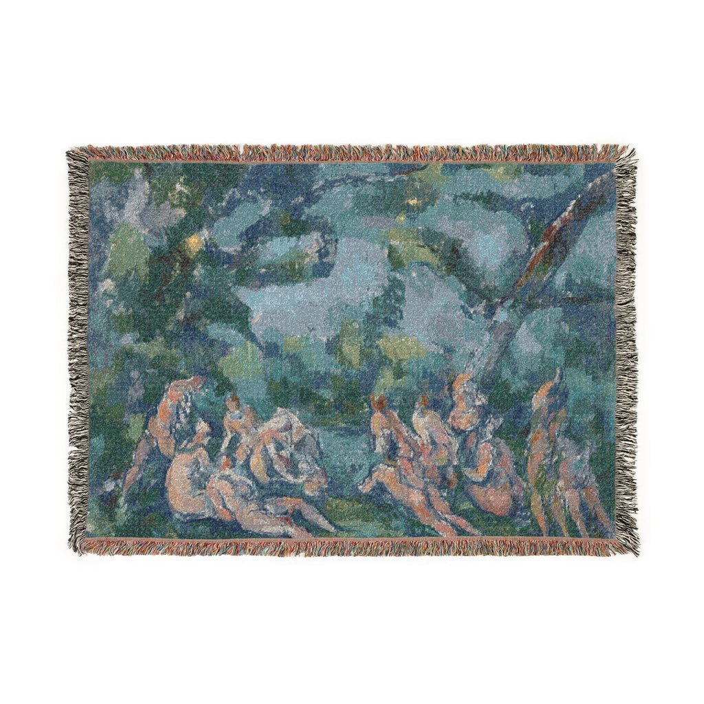 Paul Cezanne - The Bathers | Woven Tapestry Blanket