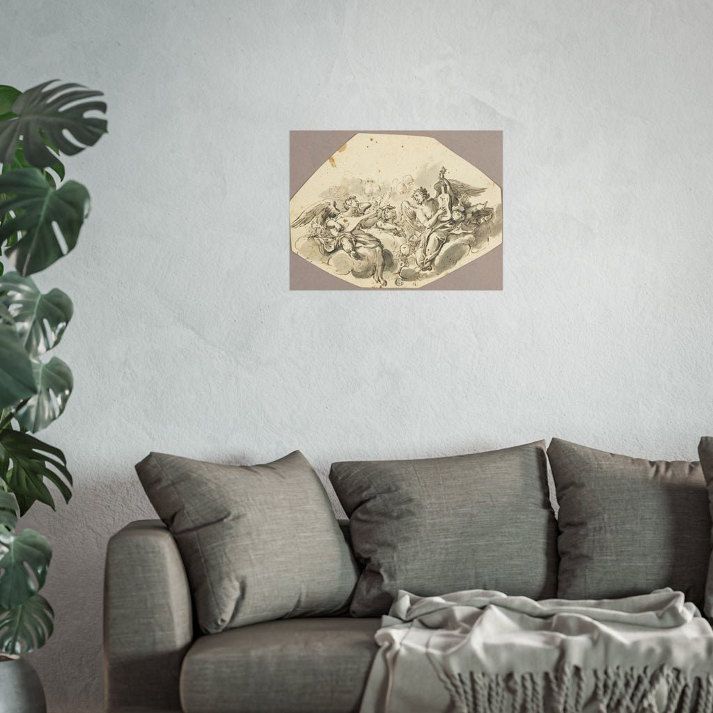 Giovanni Battista Tiepolo - Musician Angels | Fine Art Poster