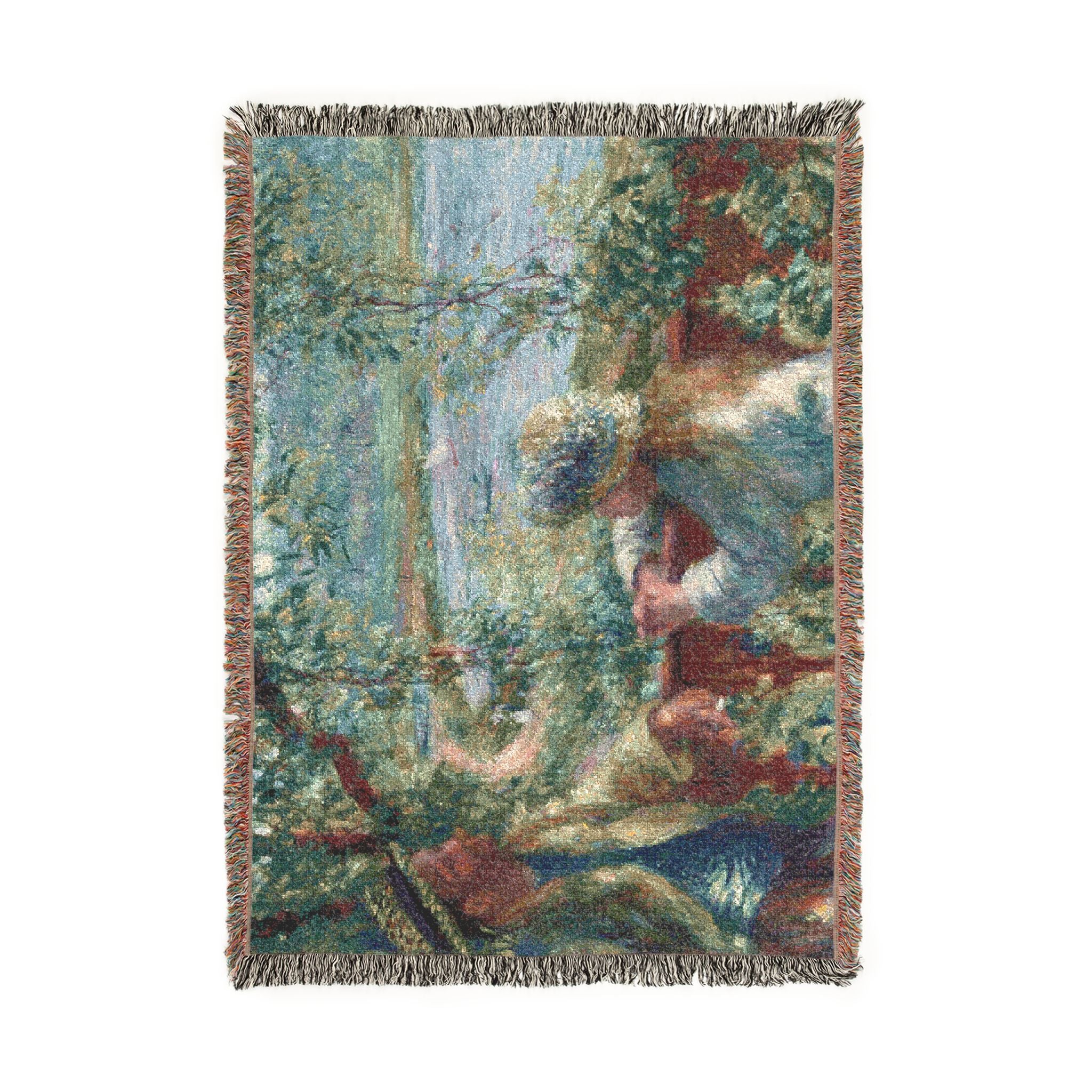 Pierre-Auguste Renoir - Near the Lake | Woven Tapestry Blanket