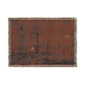 George Inness - Autumn Woods | Woven Tapestry Blanket