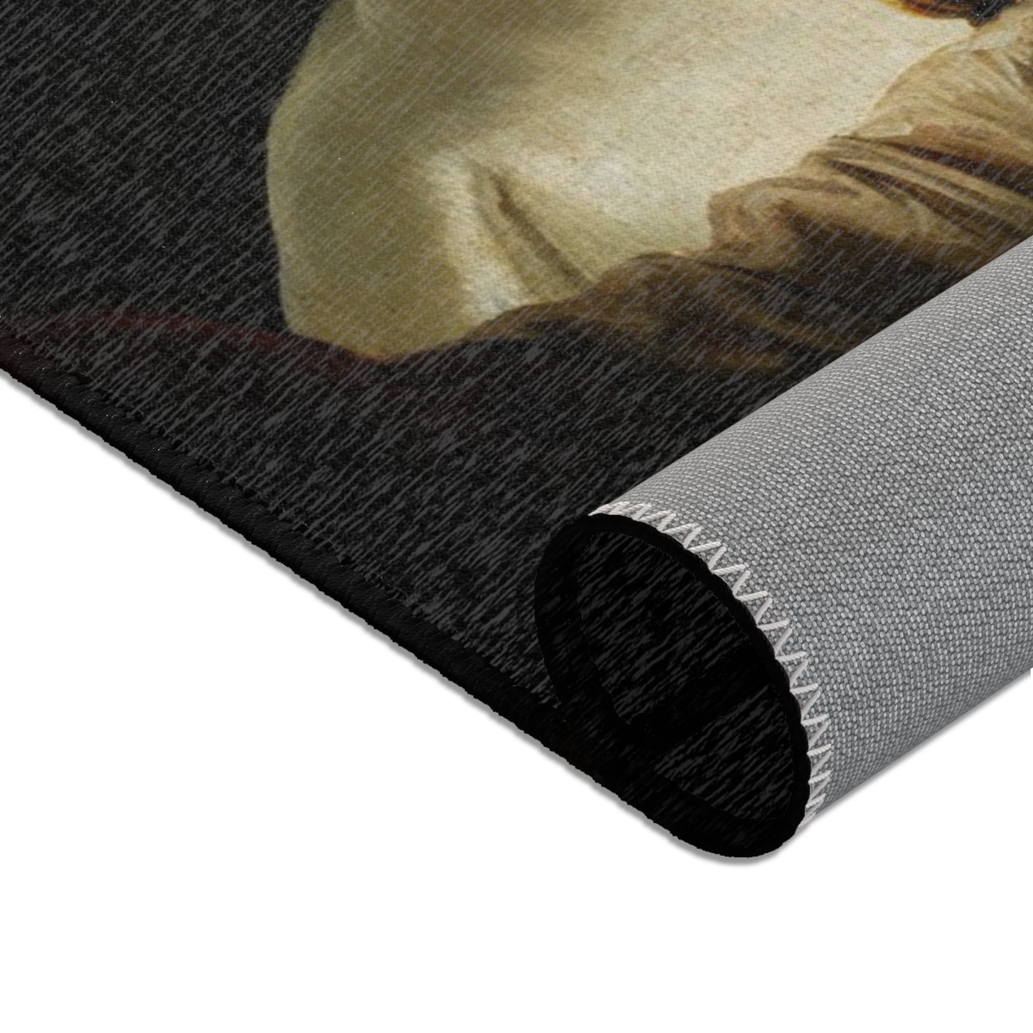 Judith at the Banquet of Holofernes (previously known as Artemisia), by Rembrandt, from Prado in Google Earth | Area Rug