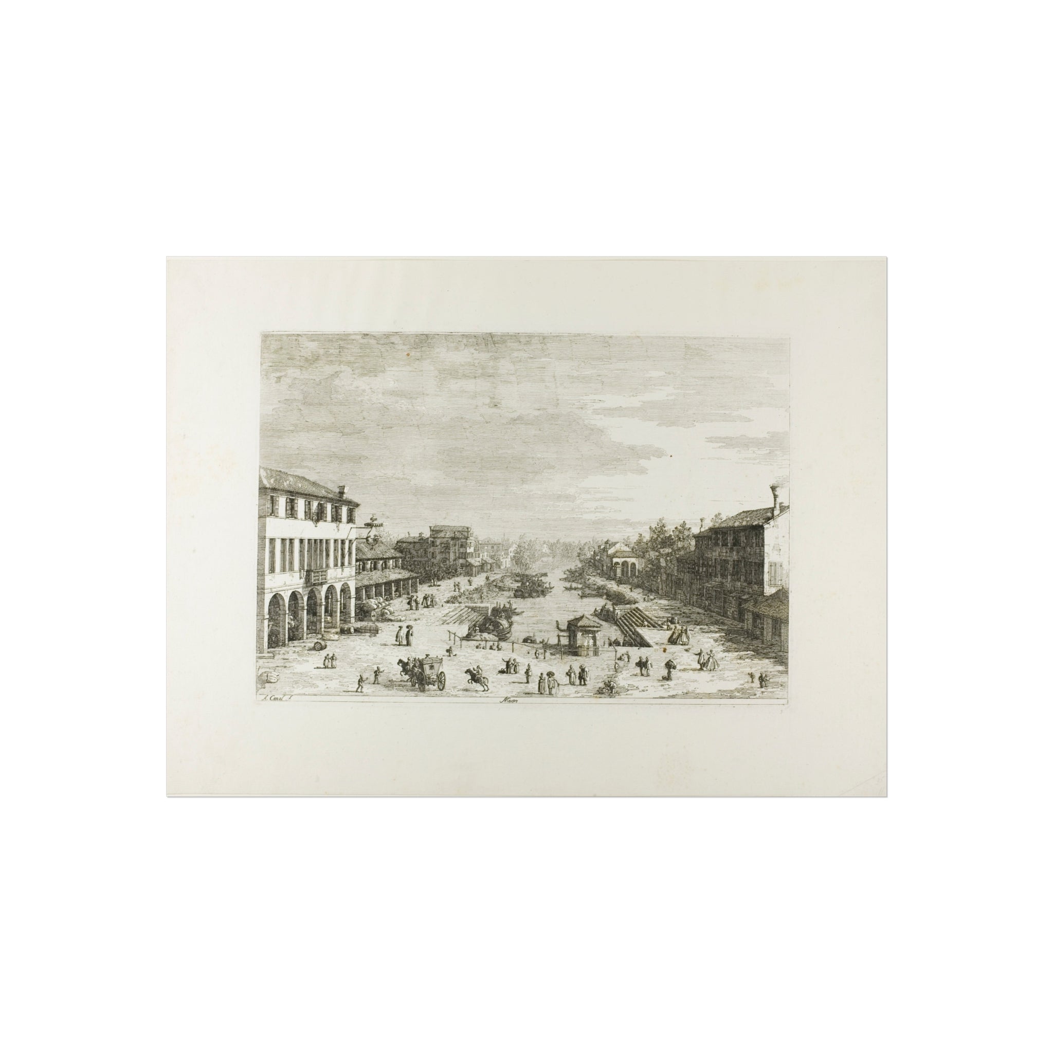 Canaletto - Mestre, from Vedute | Fine Art Poster