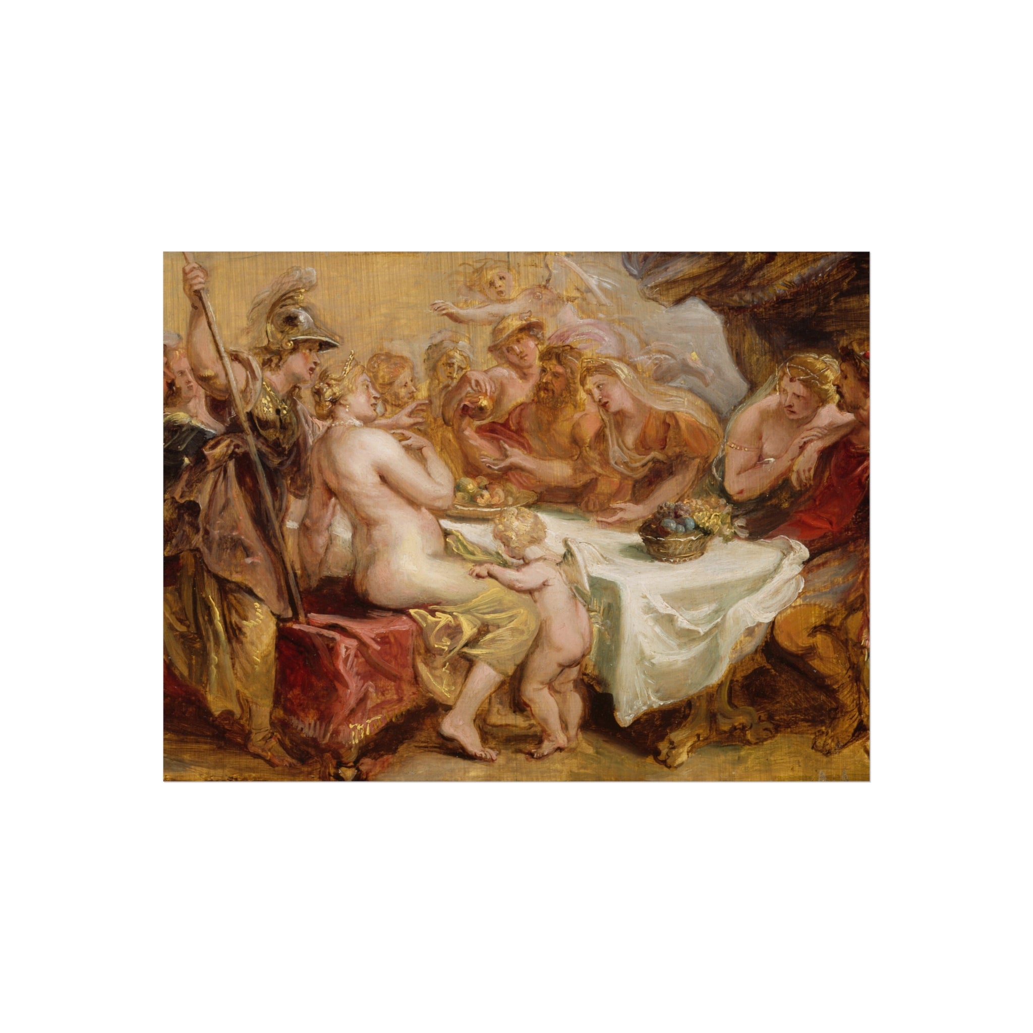 Peter Paul Rubens - The Wedding of Peleus and Thetis | Fine Art Poster
