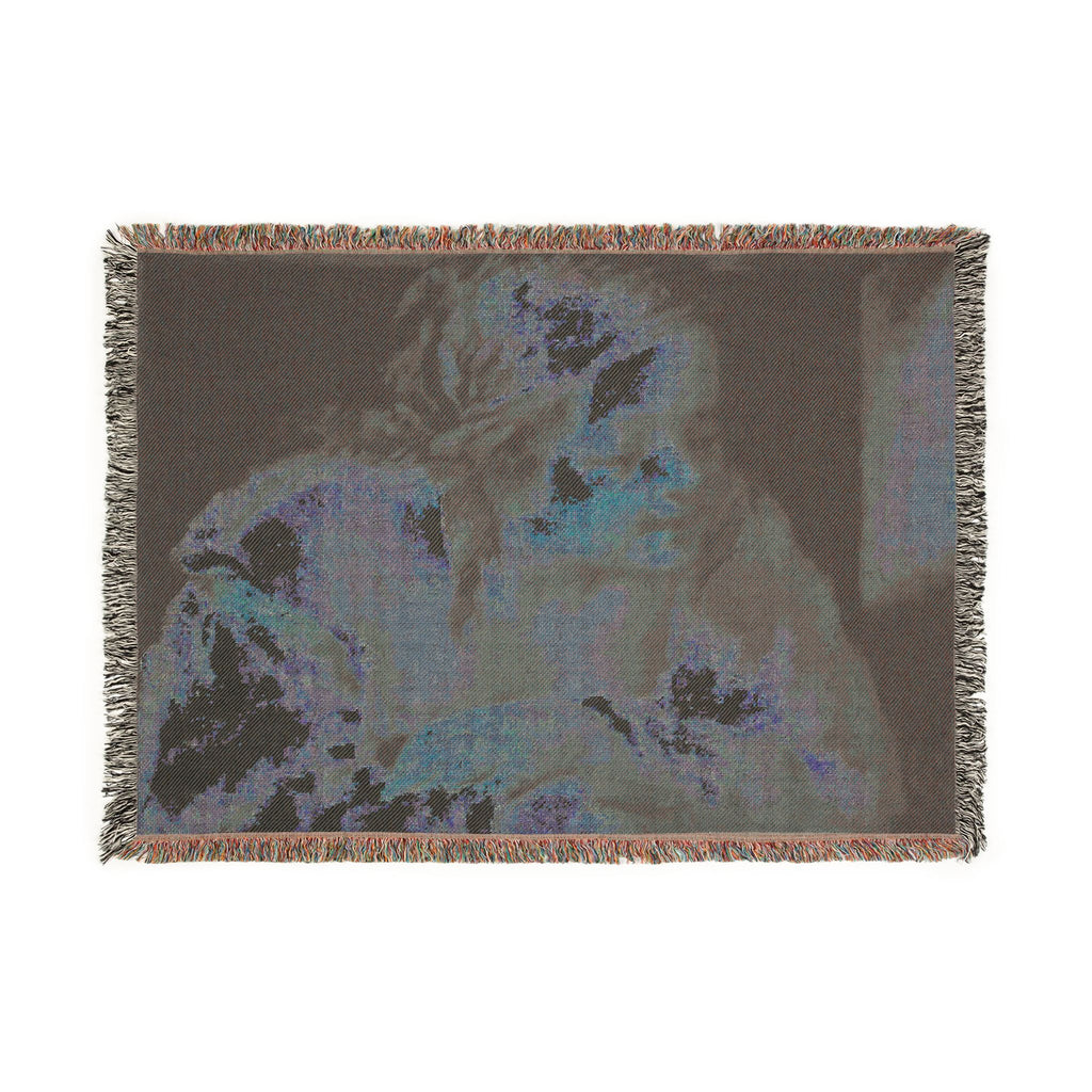 Jean François Millet - Young Woman | Woven Tapestry Blanket