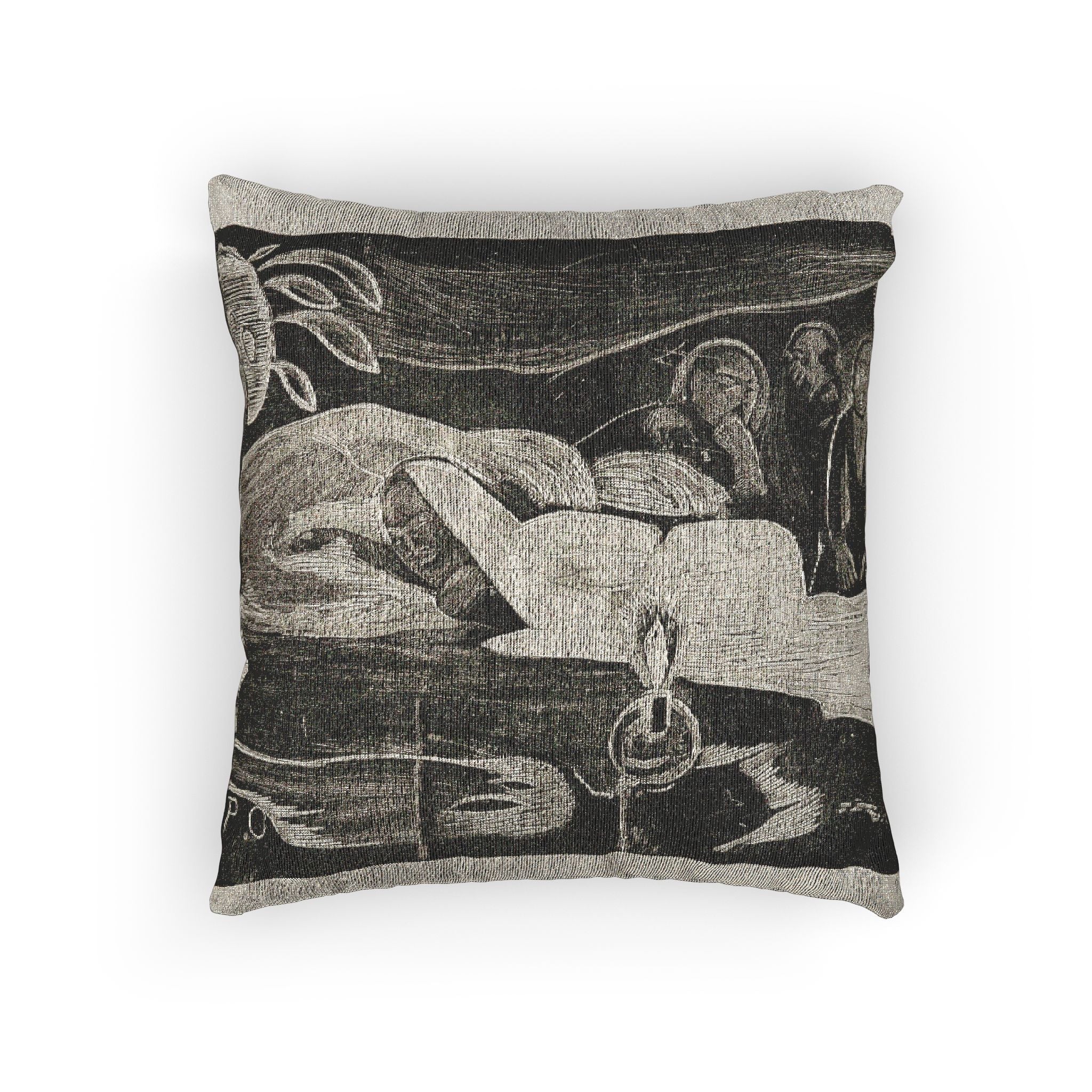 Paul Gauguin - Te po (The Night), from the Noa Noa Suite | Woven Pillow