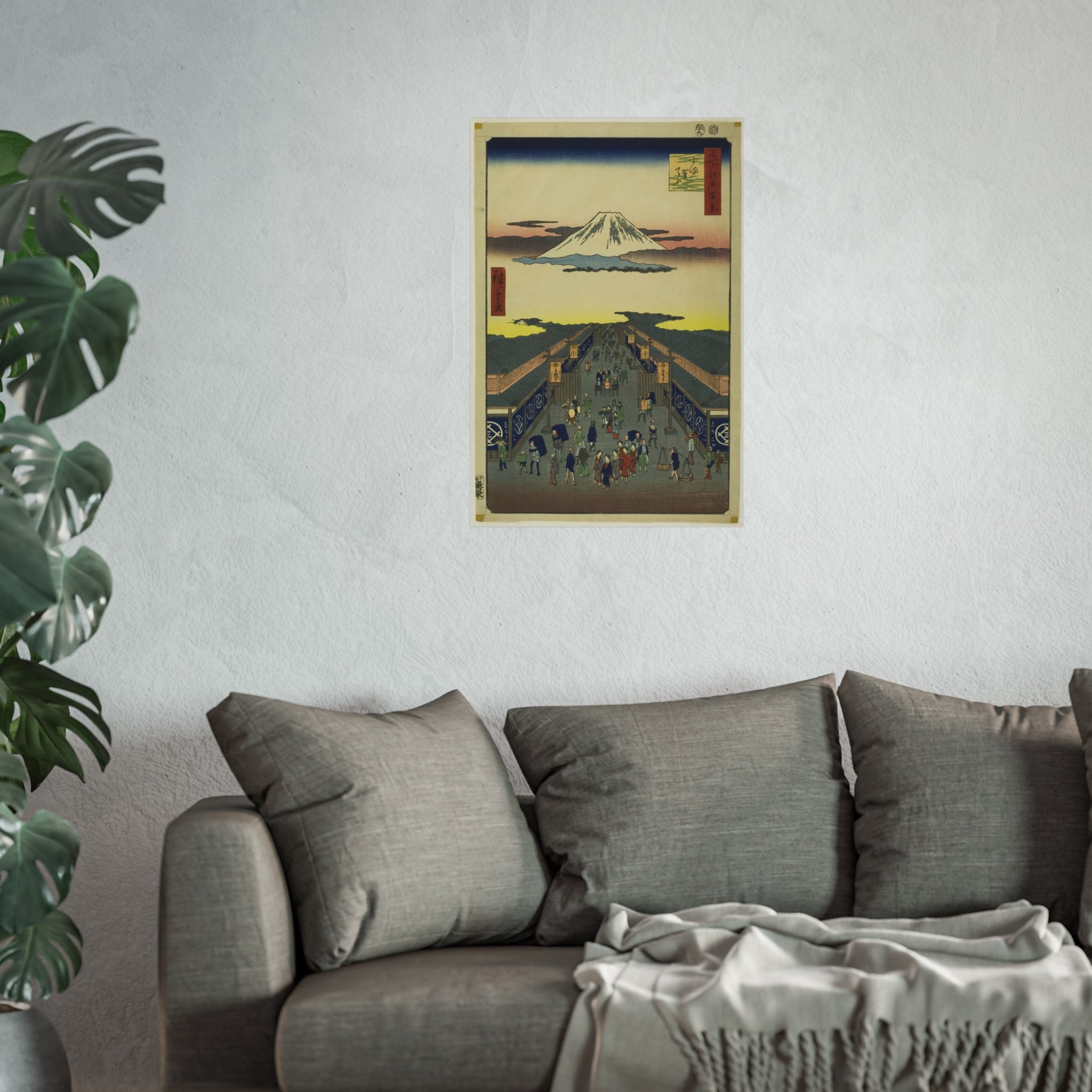 Utagawa Hiroshige - Surugacho | Fine Art Poster