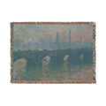 Claude Monet - Waterloo Bridge, Gray Weather | Woven Tapestry Blanket