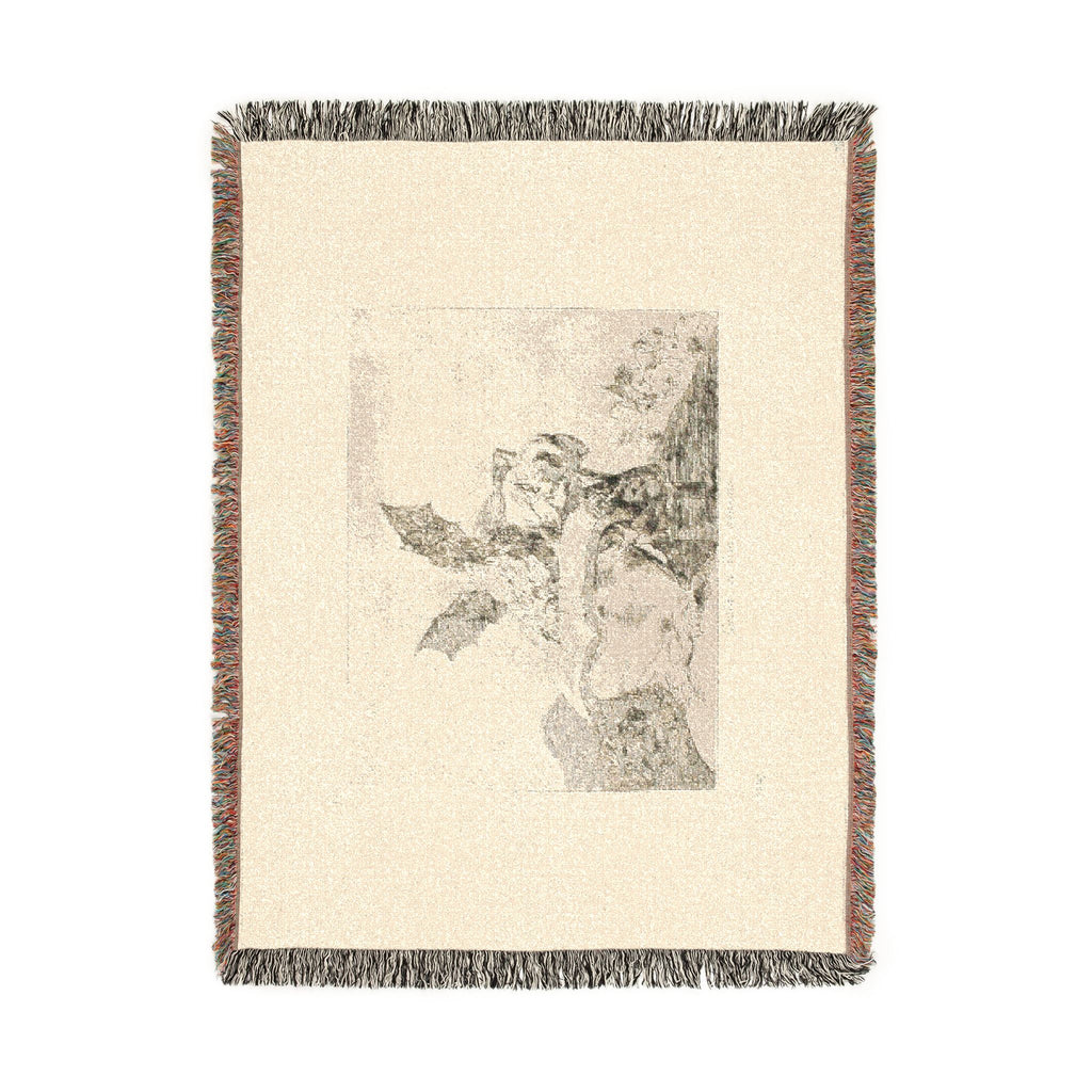 Francisco José de Goya y Lucientes - Against the Common Good, plate 71 from The Disasters of War | Woven Tapestry Blanket