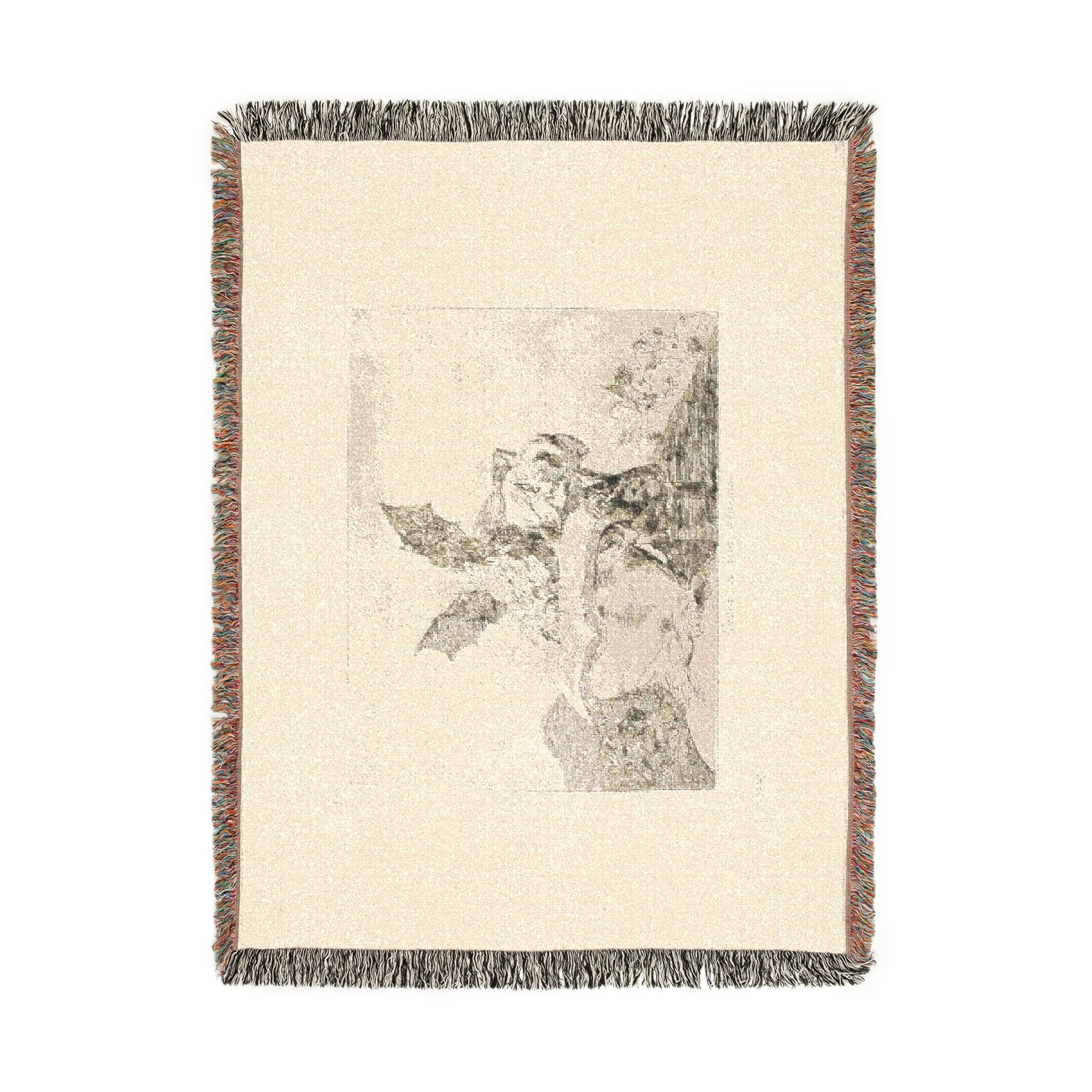 Francisco José de Goya y Lucientes - Against the Common Good, plate 71 from The Disasters of War | Woven Tapestry Blanket