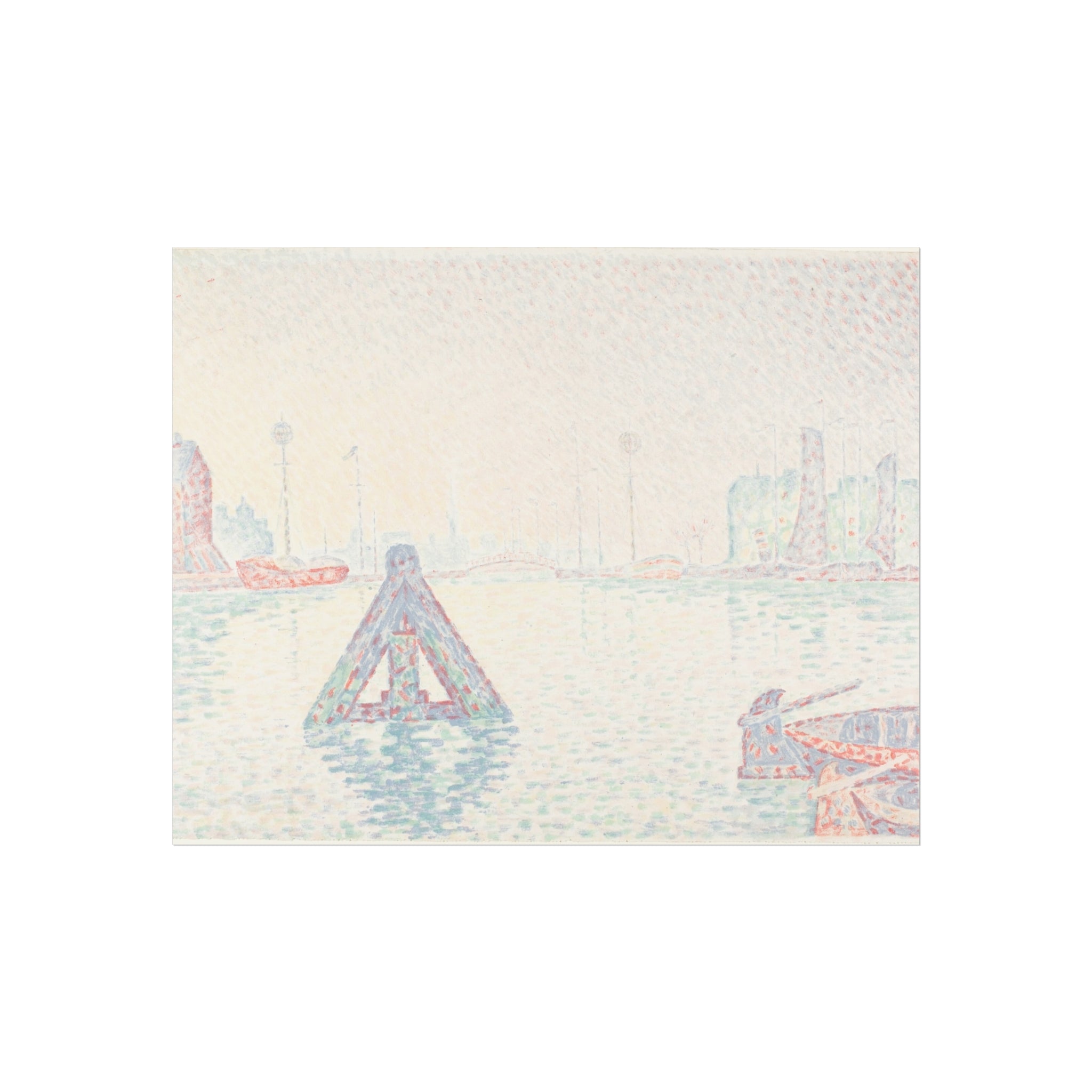 In Holland—The Buoy Paul Signac Fine Art Poster