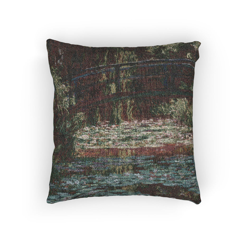 Claude Monet - Water Lily Pond | Woven Pillow