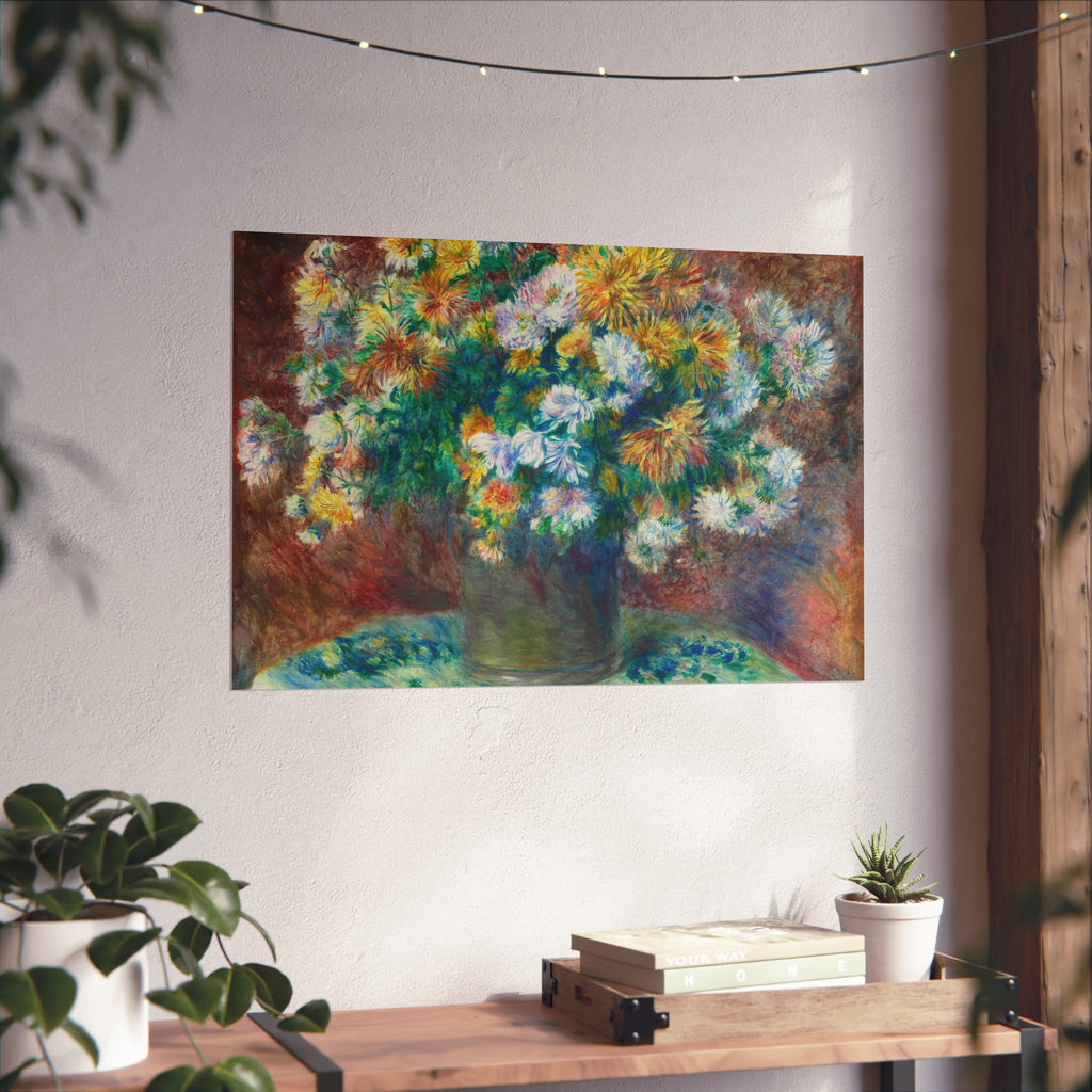 Pierre-Auguste Renoir - Chrysanthemums | Fine Art Poster