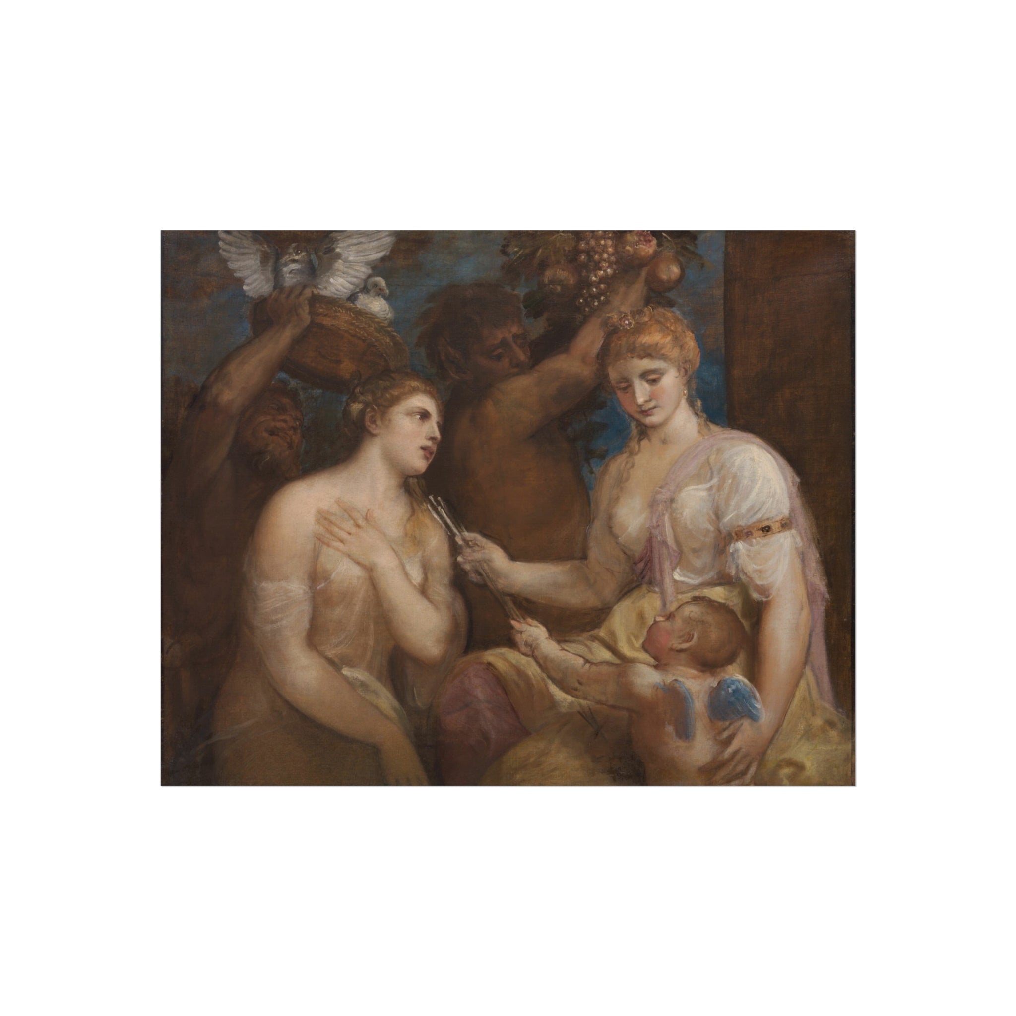 Imitator of Titian - Allegory of Venus and Cupid | Fine Art Poster