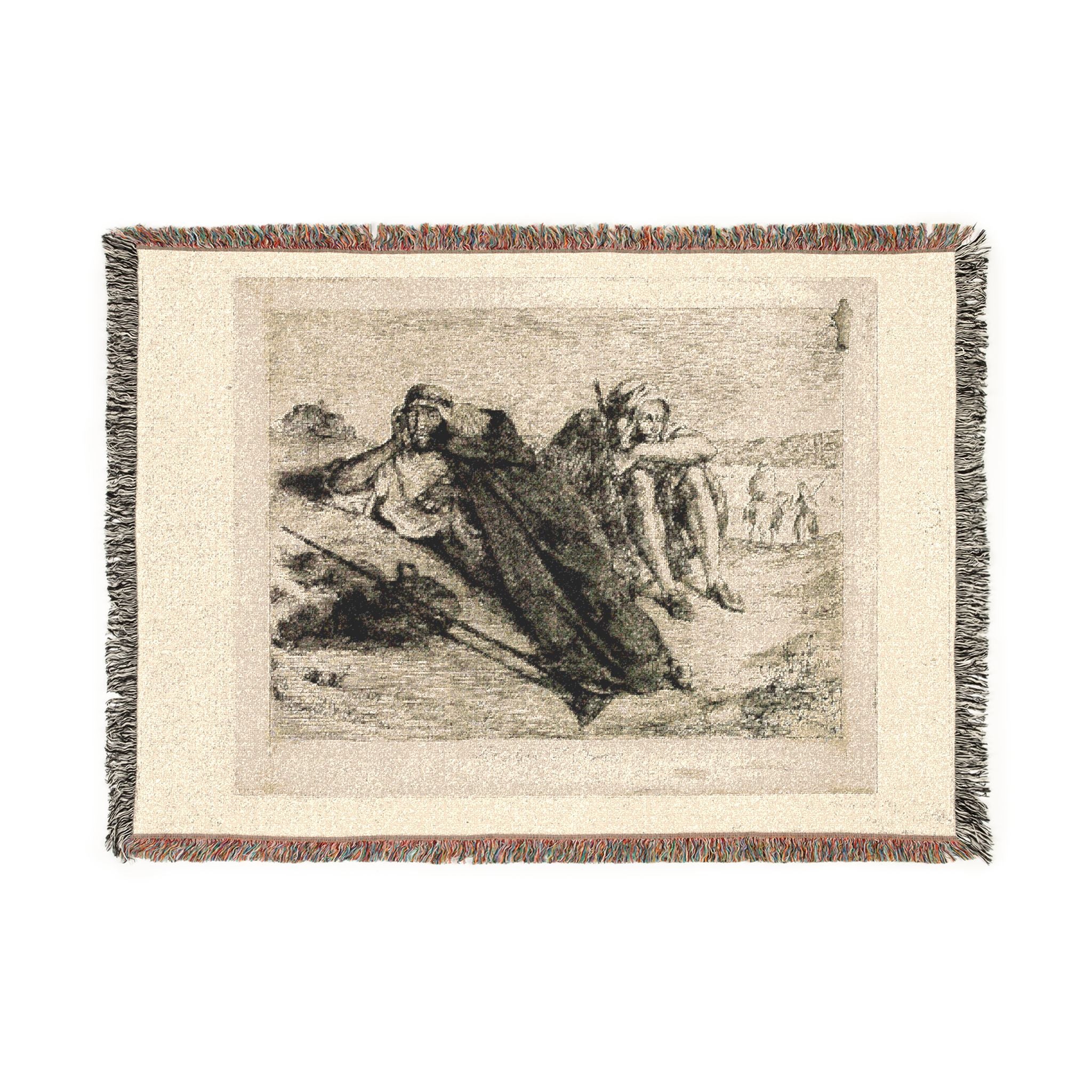 Eugène Delacroix - Arabs of Oran | Woven Tapestry Blanket