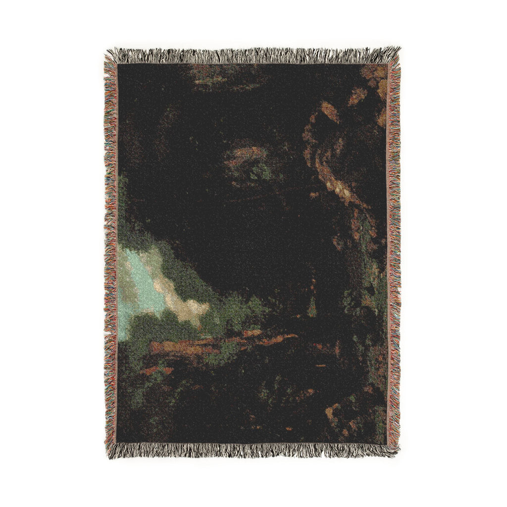 Gustave Courbet - The Valley of Les Puits-Noir | Woven Tapestry Blanket