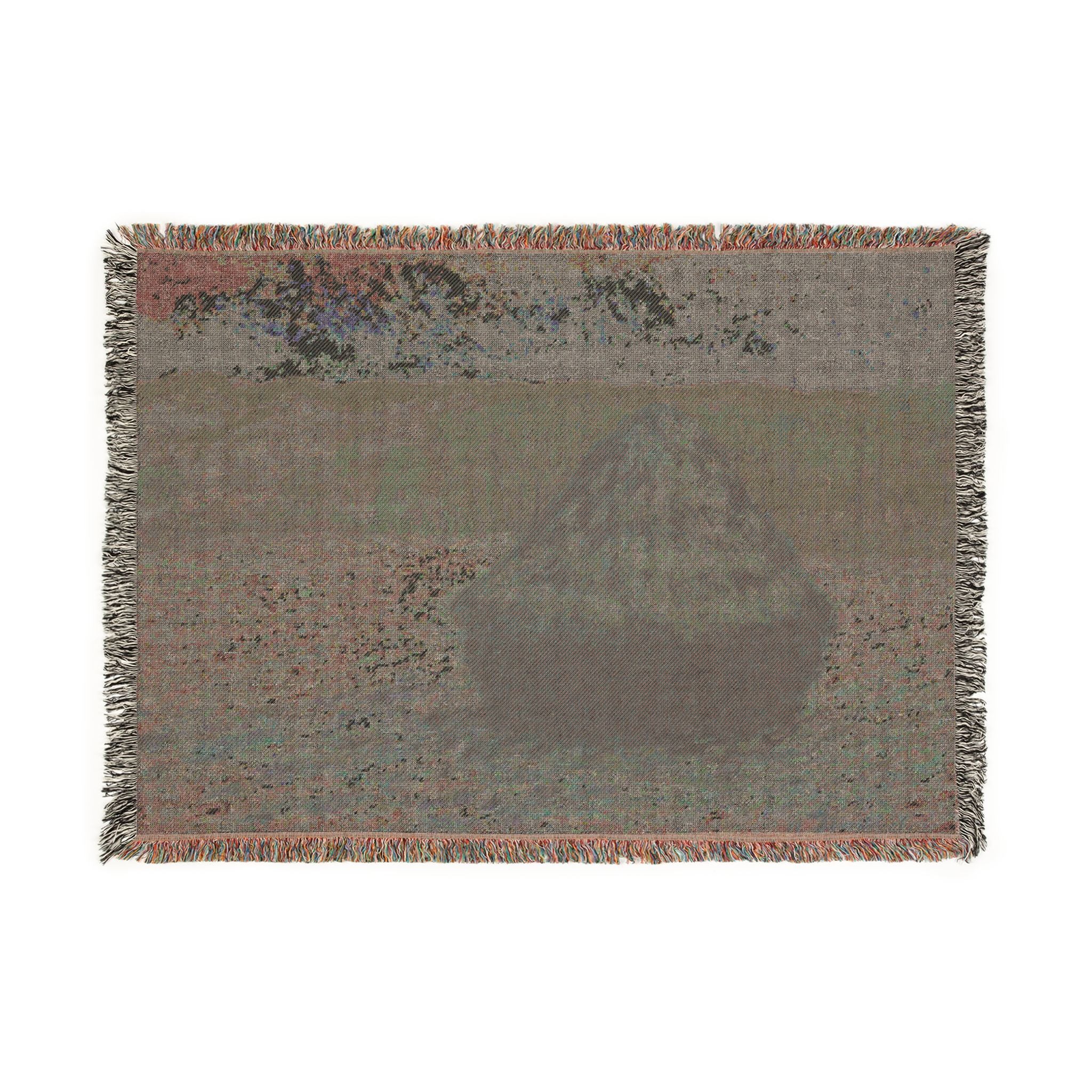 Claude Monet - Stack of Wheat | Woven Tapestry Blanket