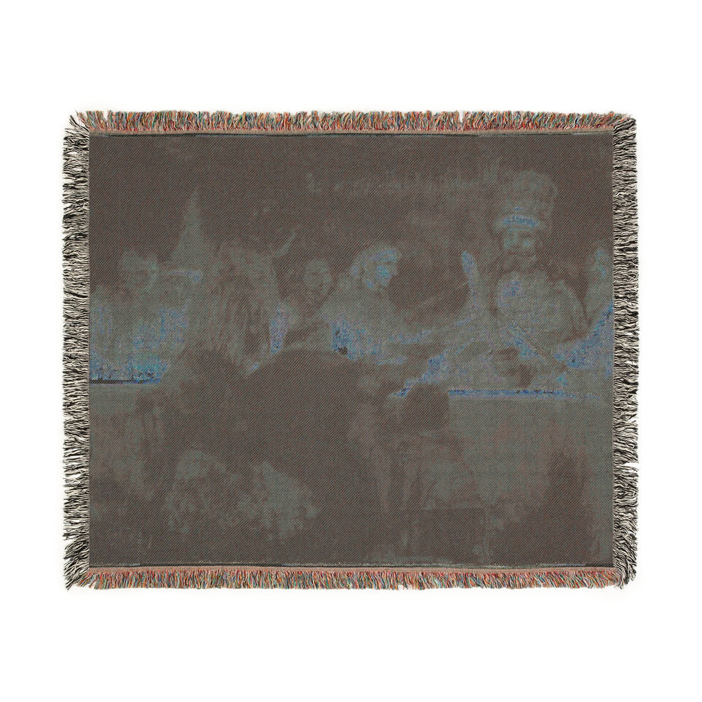 The Conspiracy of Claudius Civilis by Rembrandt van Rijn | Woven Tapestry Blanket
