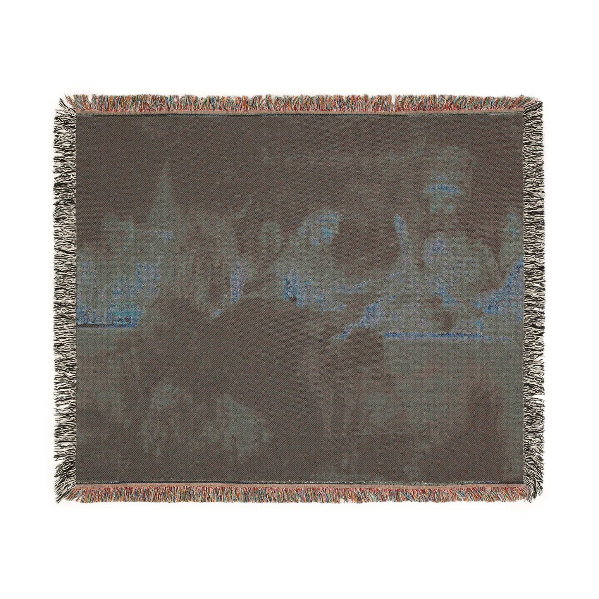 The Conspiracy of Claudius Civilis by Rembrandt van Rijn | Woven Tapestry Blanket