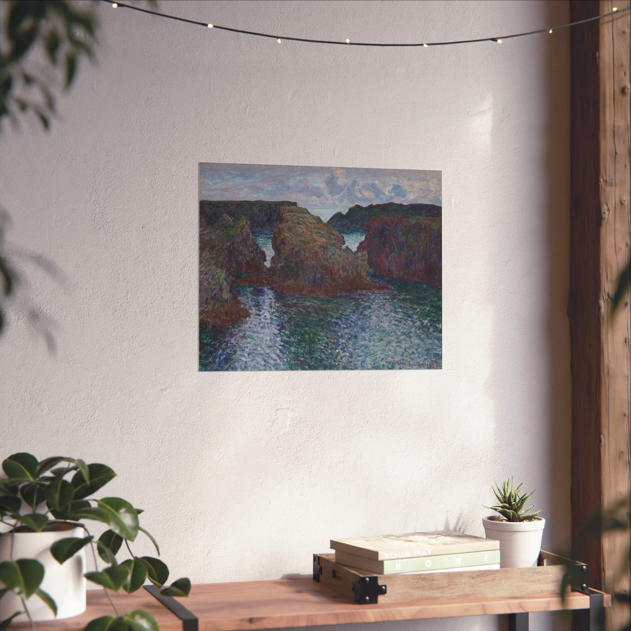 Claude Monet - Rocks at Port-Goulphar, Belle-Île | Fine Art Poster