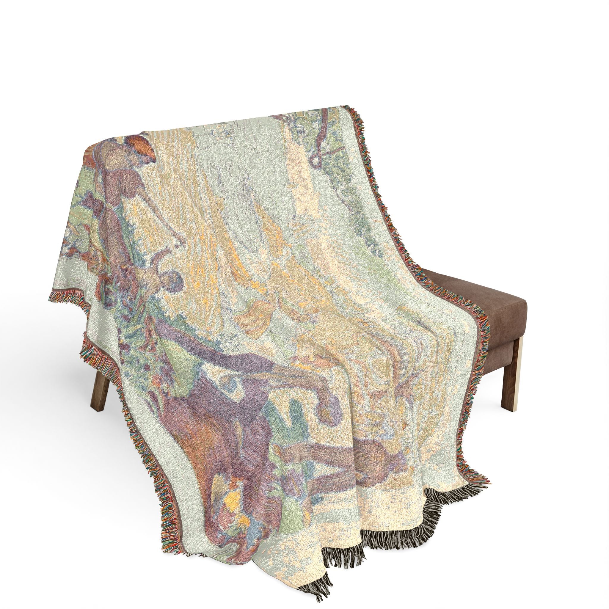 In Times of Harmony Paul Signac Tapestry Blanket