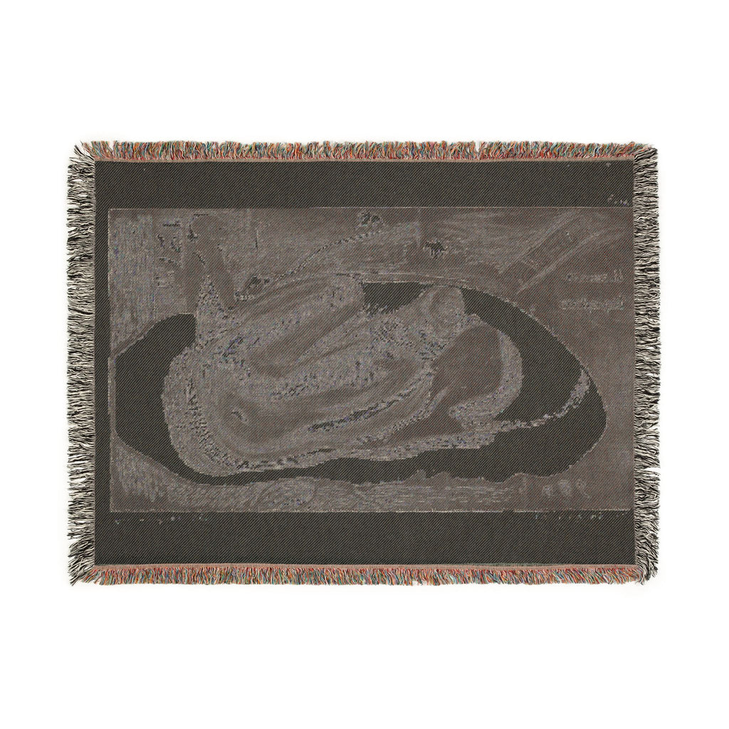 Paul Gauguin - Manao tupapau (She Thinks of the Ghost or The Ghost Thinks of Her), from the Noa Noa Suite | Woven Tapestry Blanket