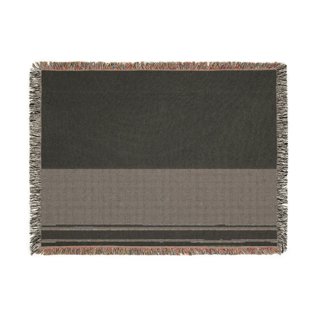 Grove Throw — Warm White · Olive · Sand