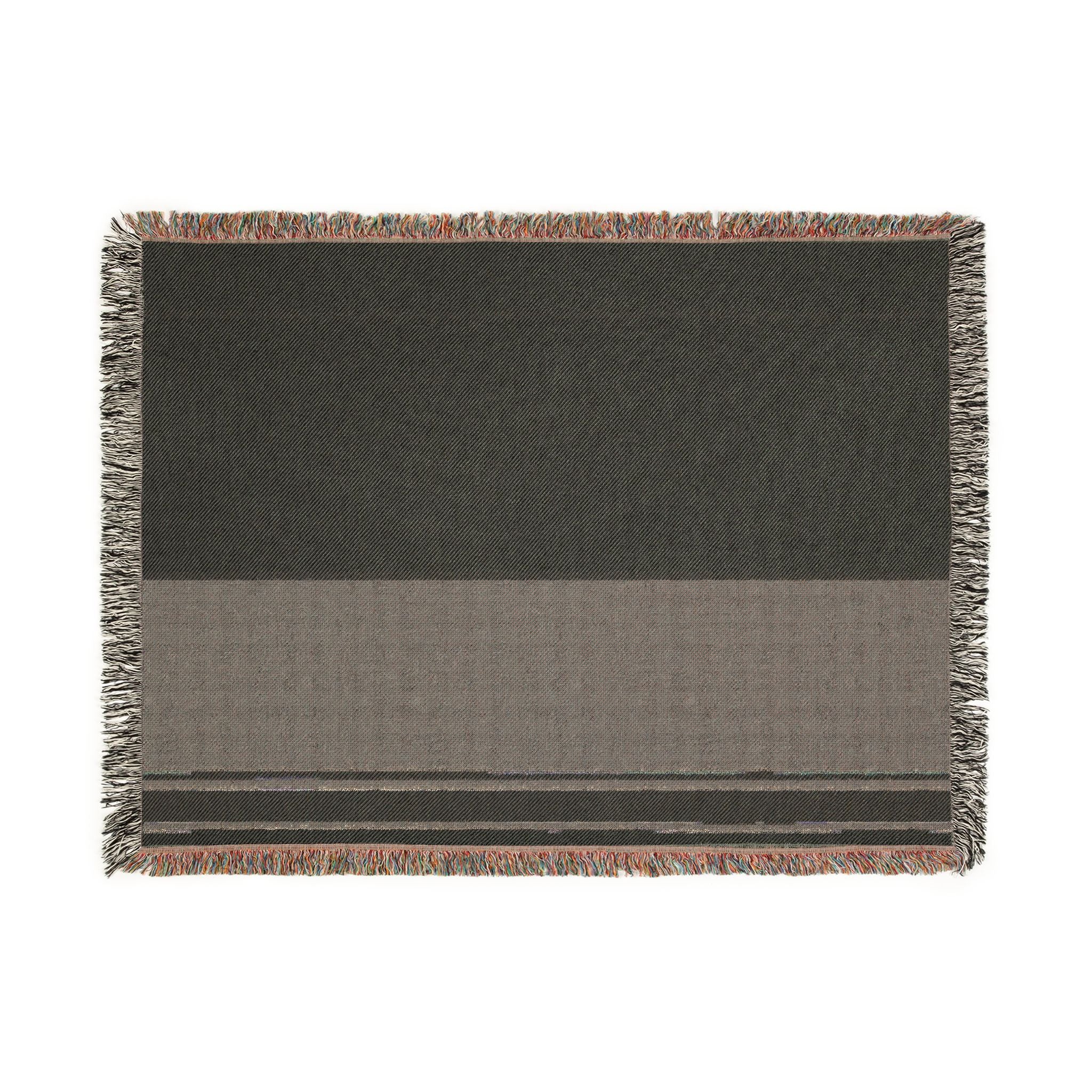 Grove Throw — Warm White · Olive · Sand