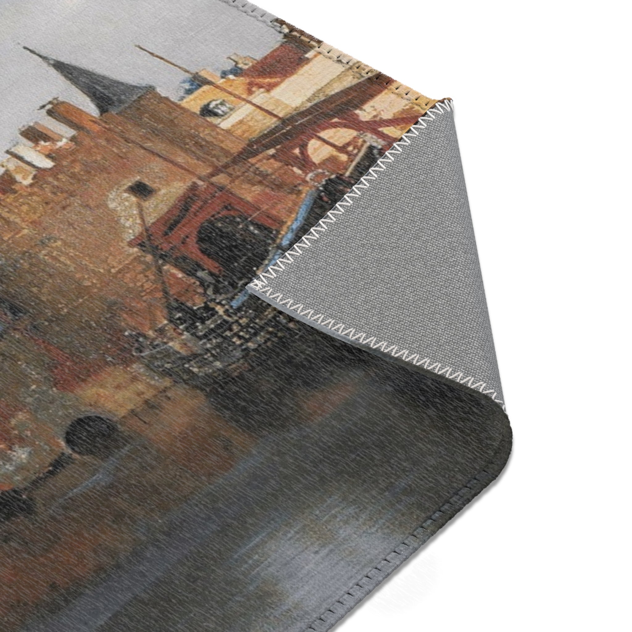 View of Delft, by Johannes Vermeer | Area Rug
