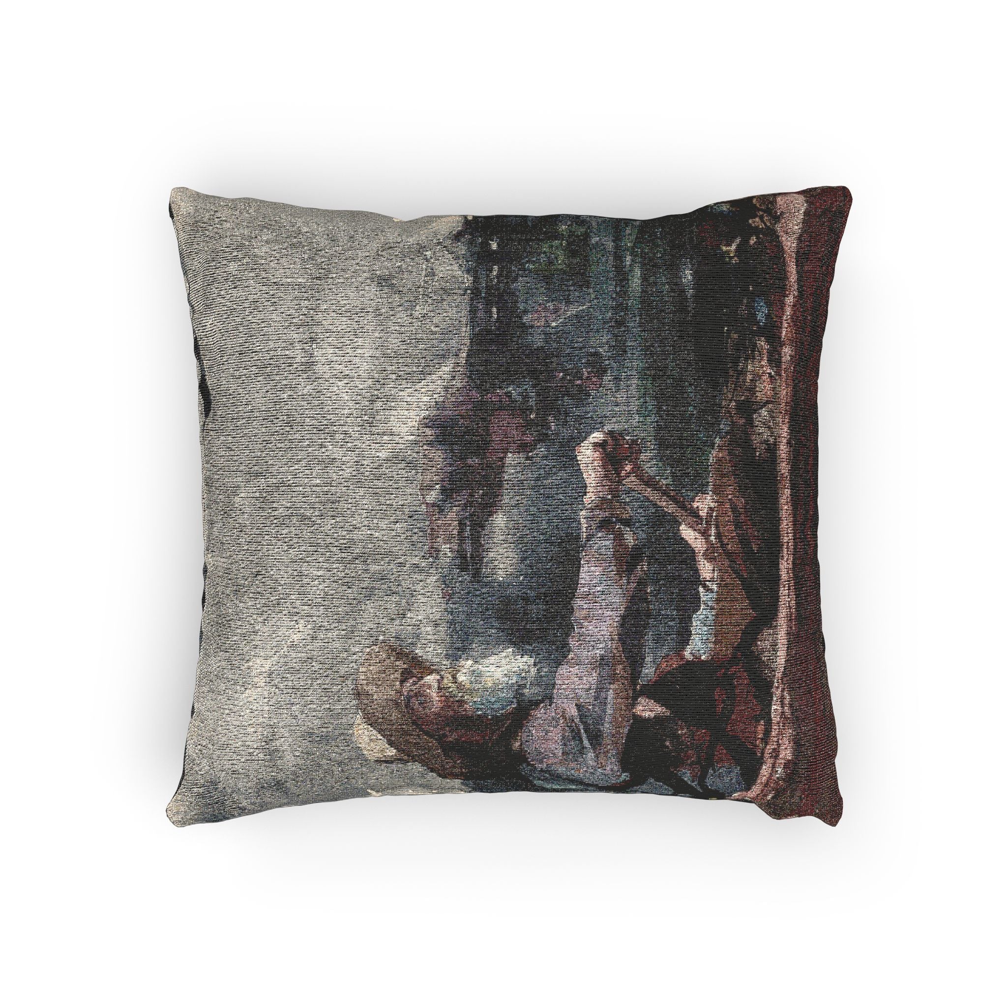 Winslow Homer - Adirondacks Guide | Woven Pillow