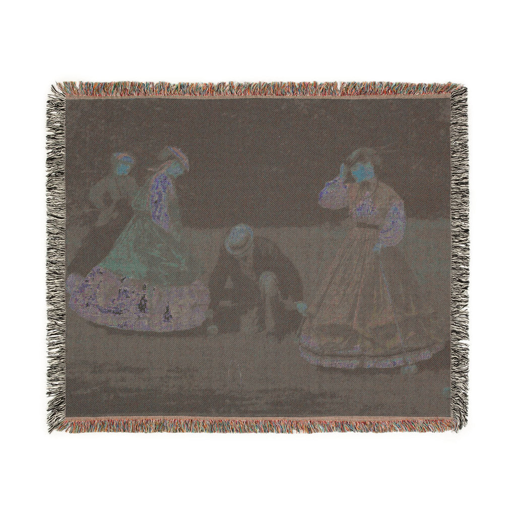 Winslow Homer - Croquet Scene | Woven Tapestry Blanket