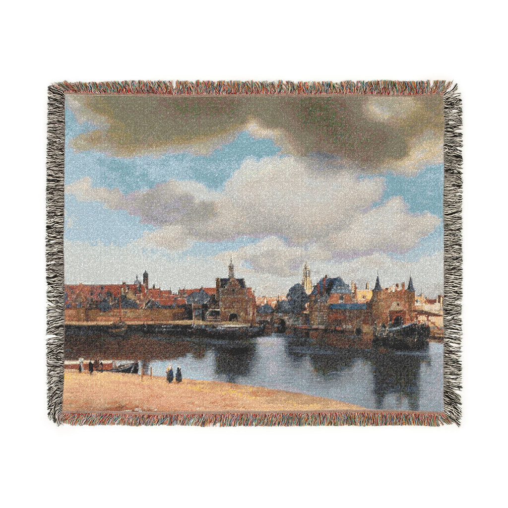 View of Delft, by Johannes Vermeer | Woven Tapestry Blanket
