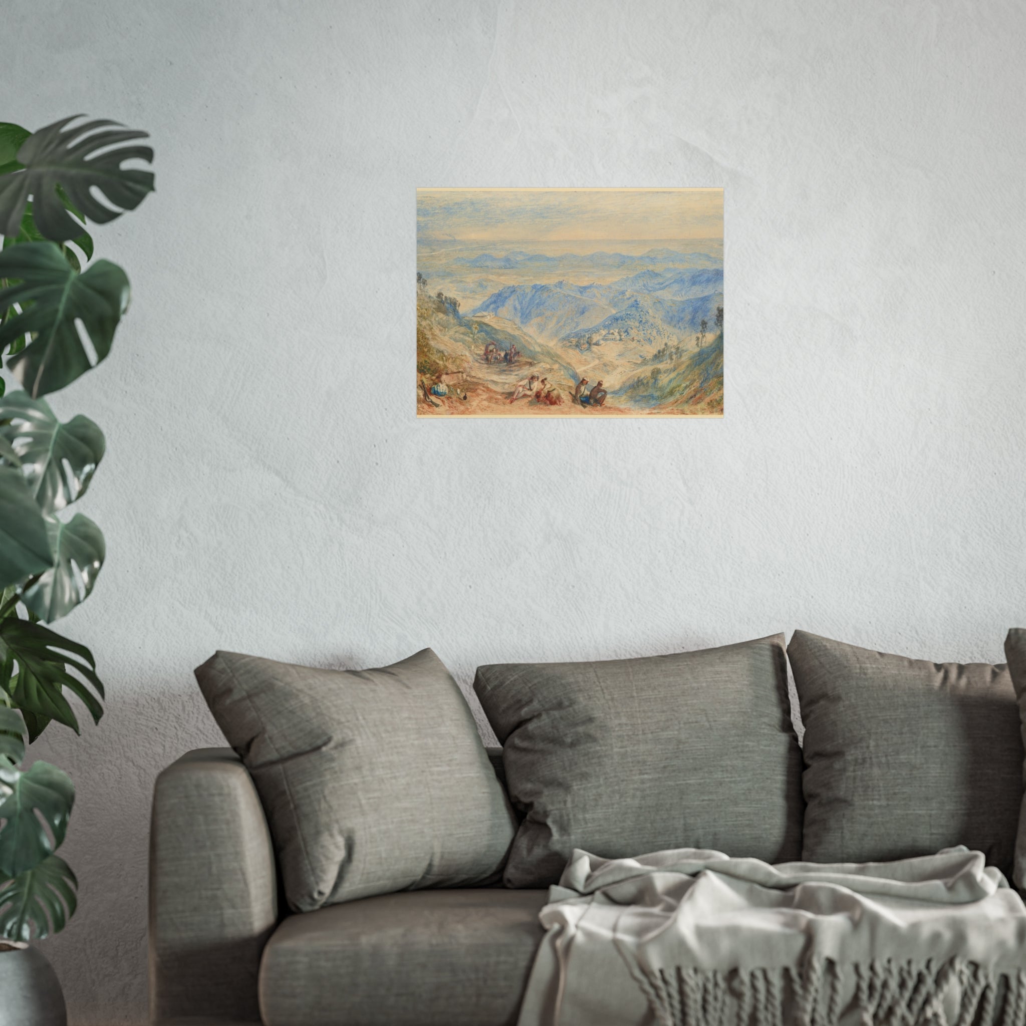 Joseph Mallord William Turner - Mussooree and the Dhoon from Landour | Fine Art Poster