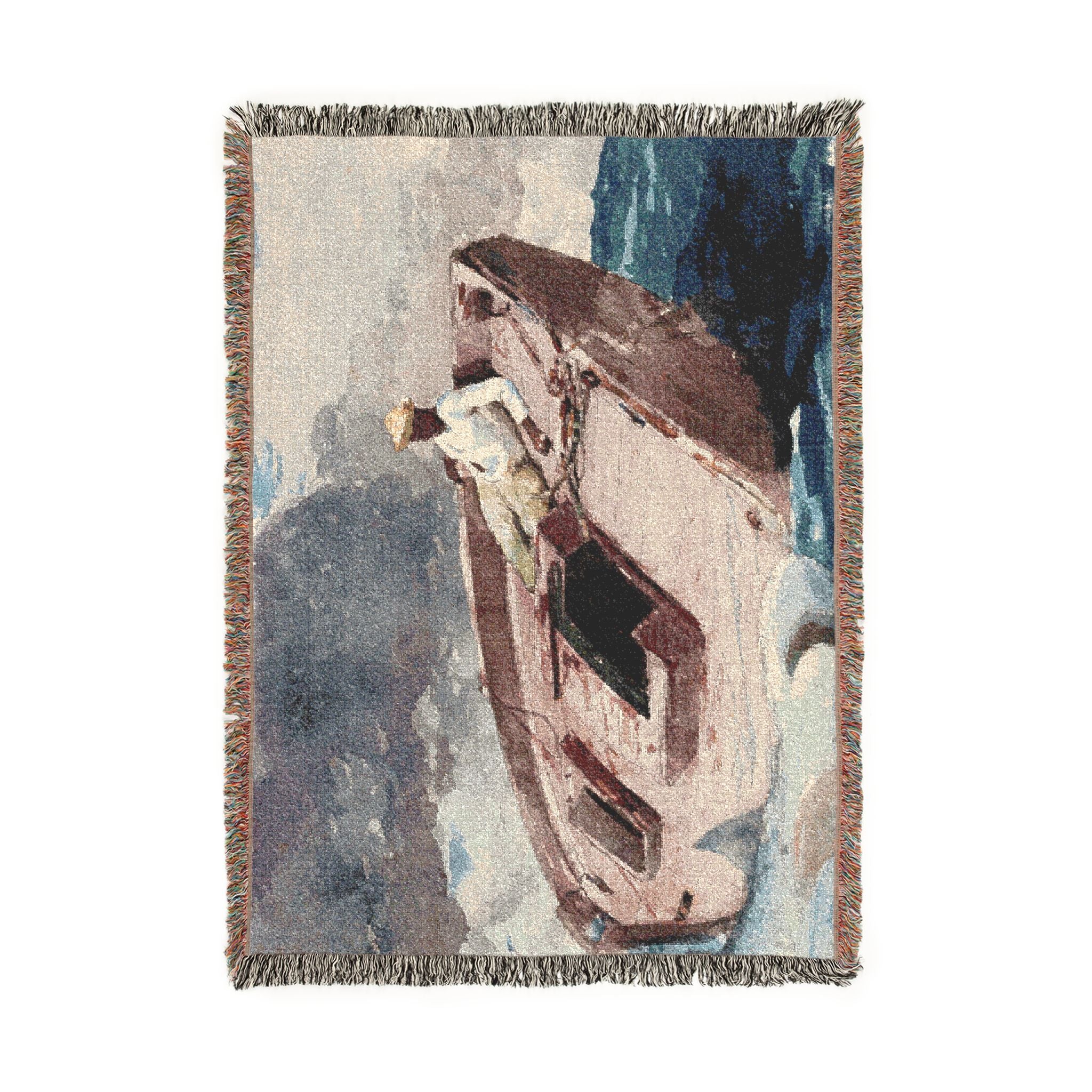 Winslow Homer - The Gulf Stream | Woven Tapestry Blanket