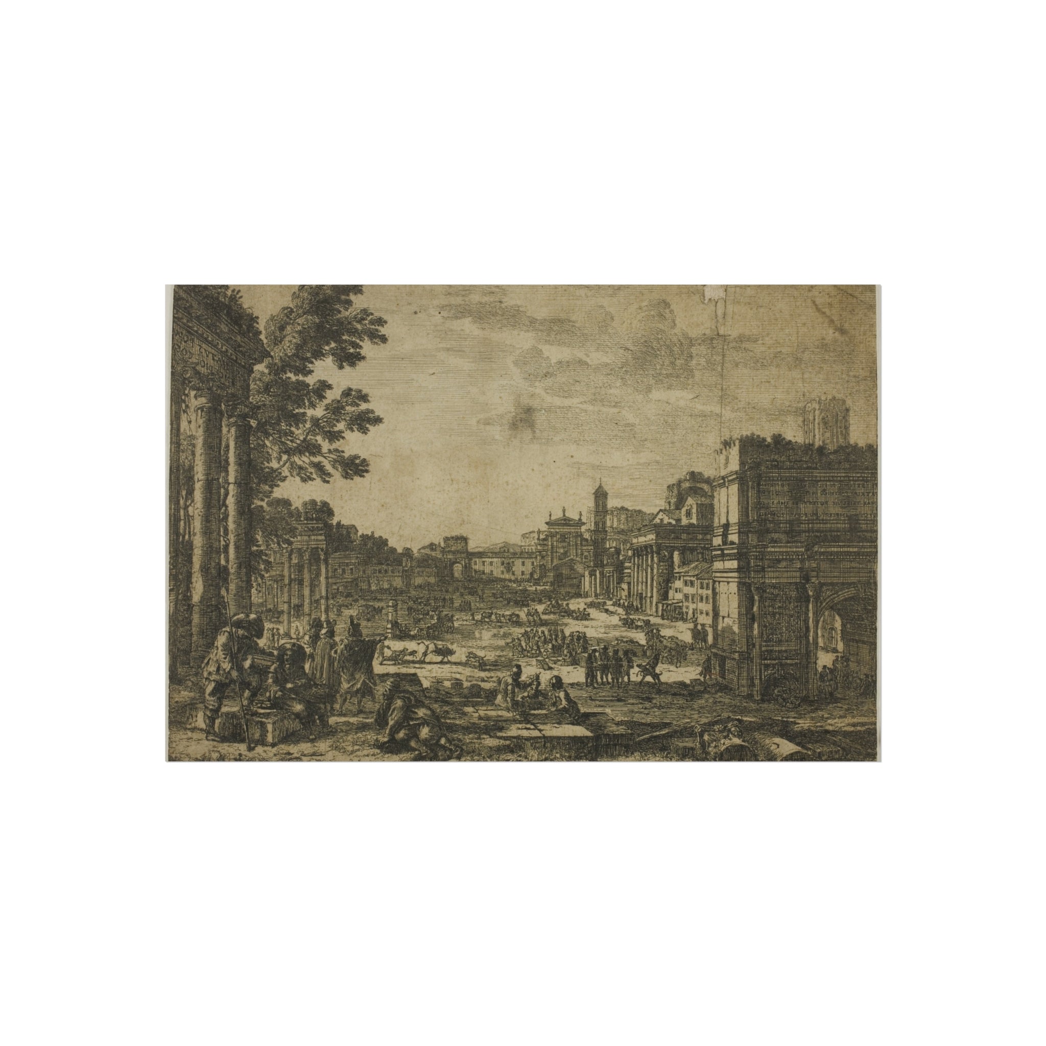 Claude Lorrain - The Roman Forum | Fine Art Poster