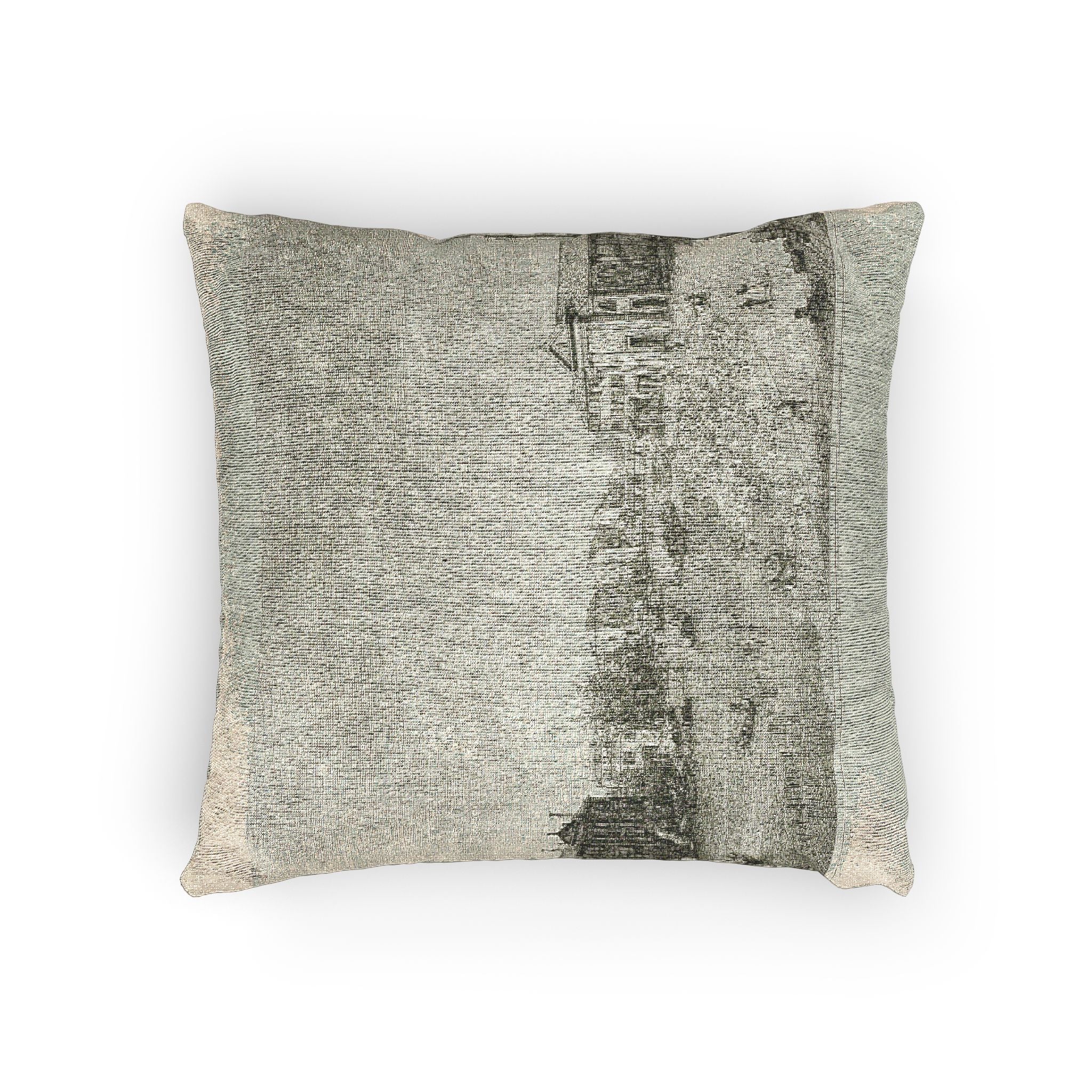 Canaletto - Al Dolo, from Vedute | Woven Pillow