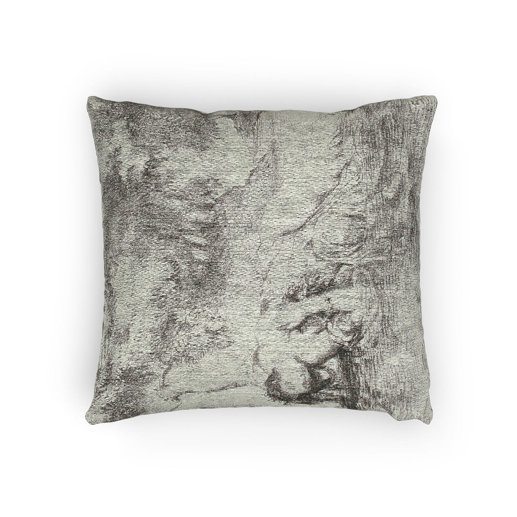 Eugène Delacroix - Ophelia's Death | Woven Pillow