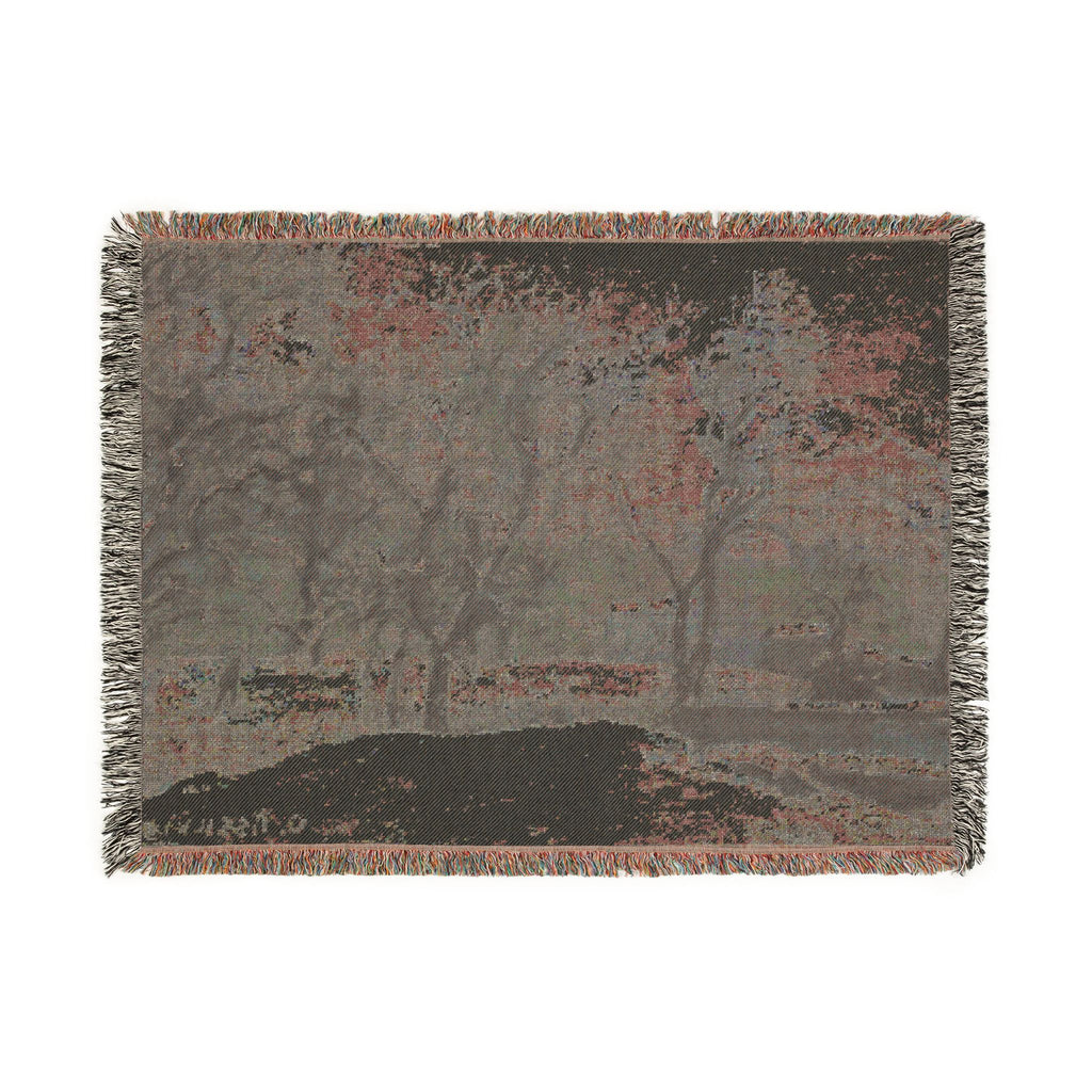 Camille Pissarro - Snow at Louveciennes | Woven Tapestry Blanket