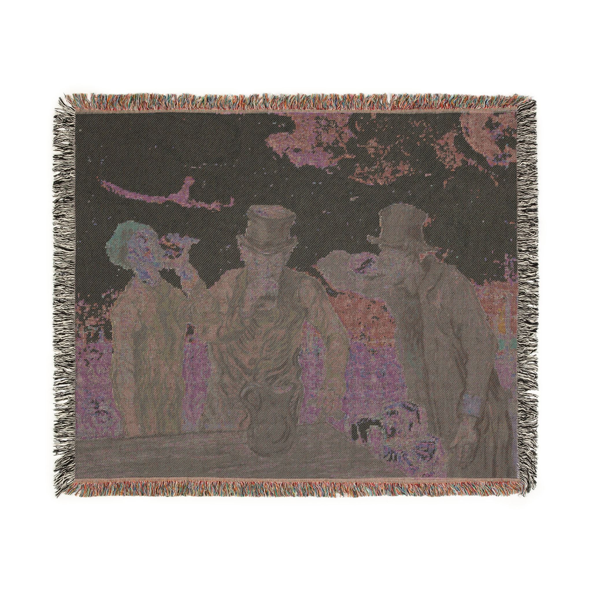 Vincent van Gogh - The Drinkers | Woven Tapestry Blanket
