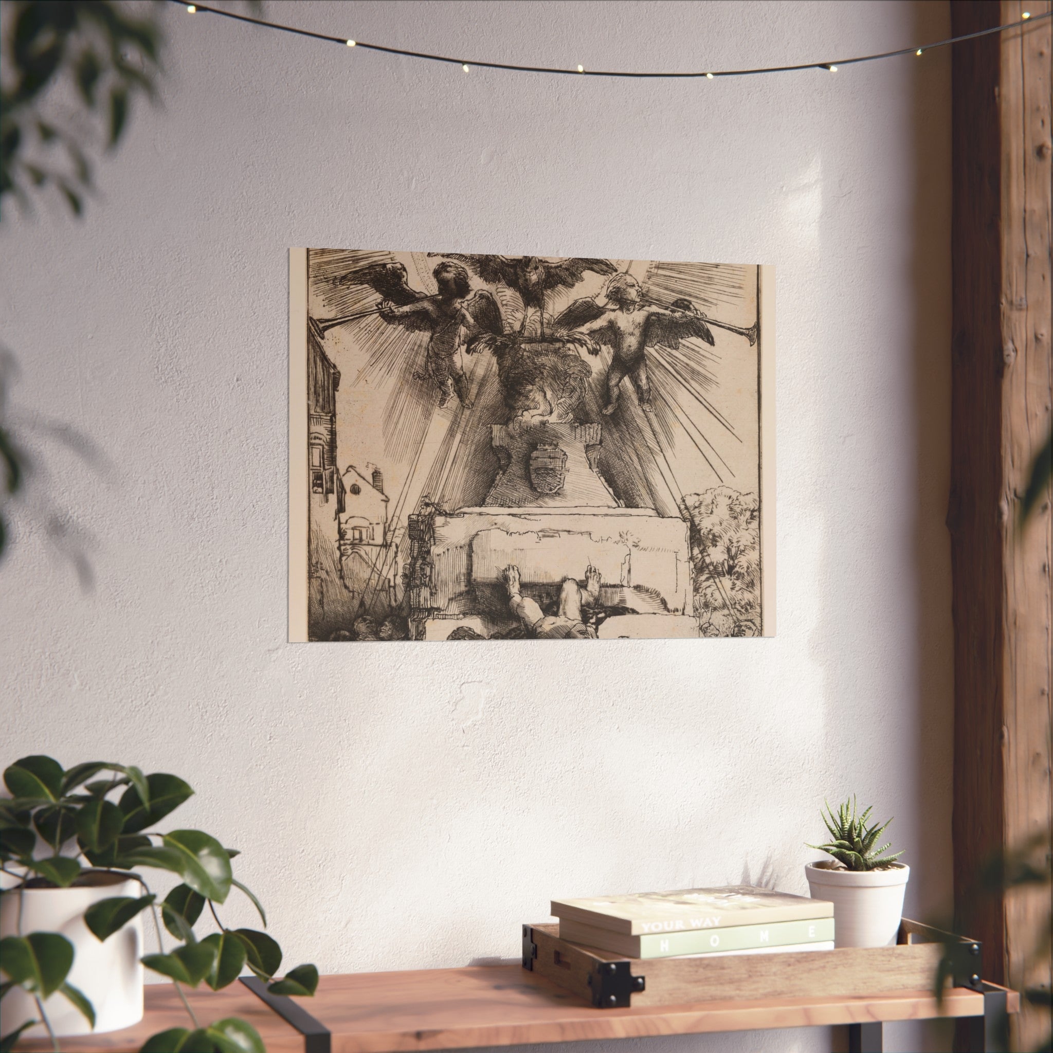 Rembrandt van Rijn - The Phoenix or The Statue Overthrown | Fine Art Poster