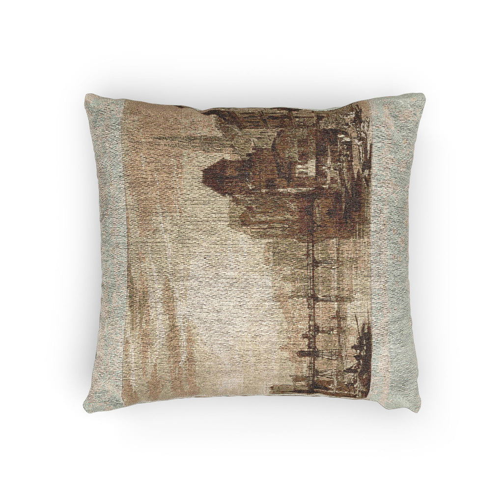 Joseph Mallord William Turner - Basle, plate 5 from Liber Studiorum | Woven Pillow