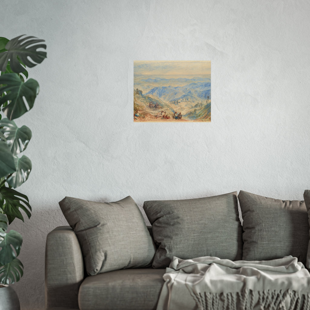 Joseph Mallord William Turner - Mussooree and the Dhoon from Landour | Fine Art Poster