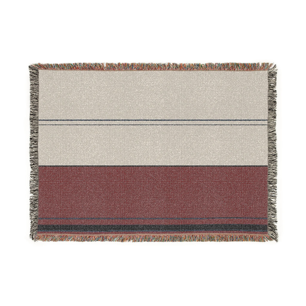 Orchard Throw — Stone · Fig · Slate